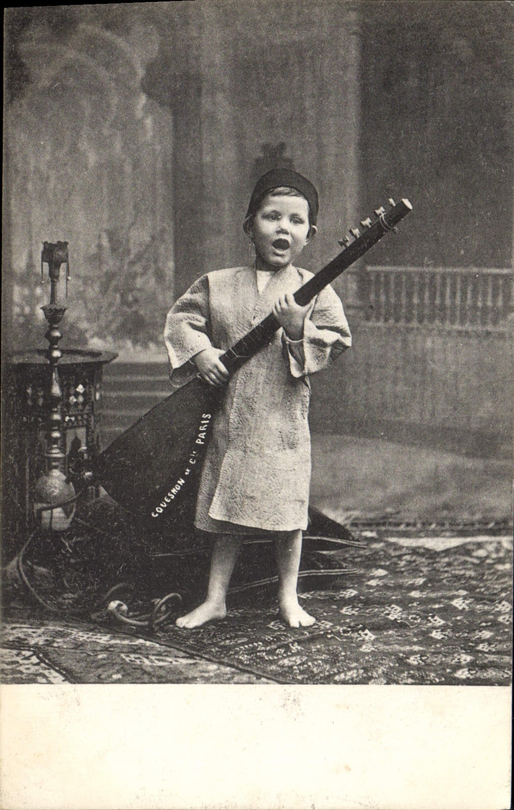 CPA Enfant Musique 