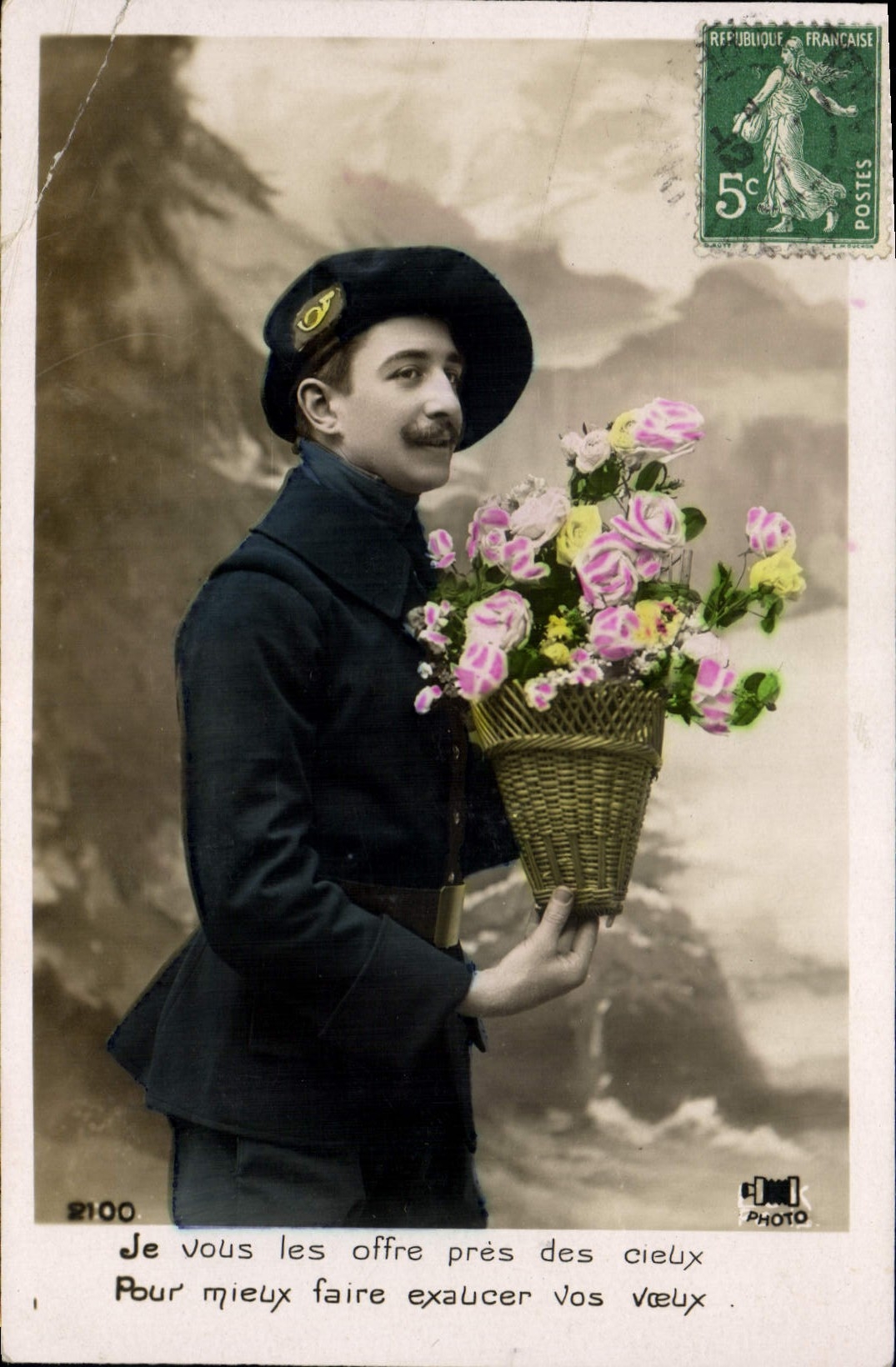 CPA Militaria Chasseurs alpins 