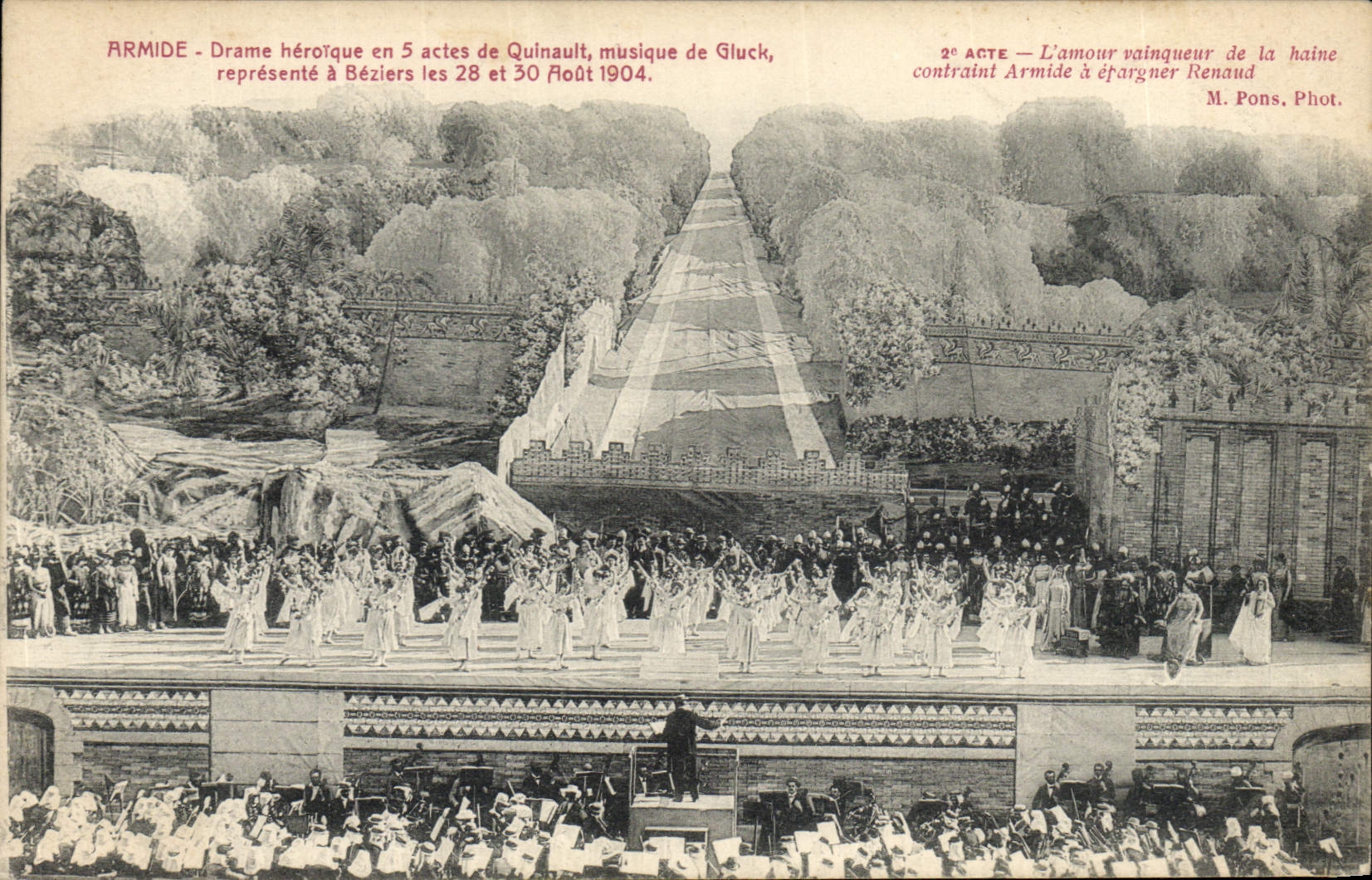 CPA Theatre Armide Drame Gluck Beziers 1904