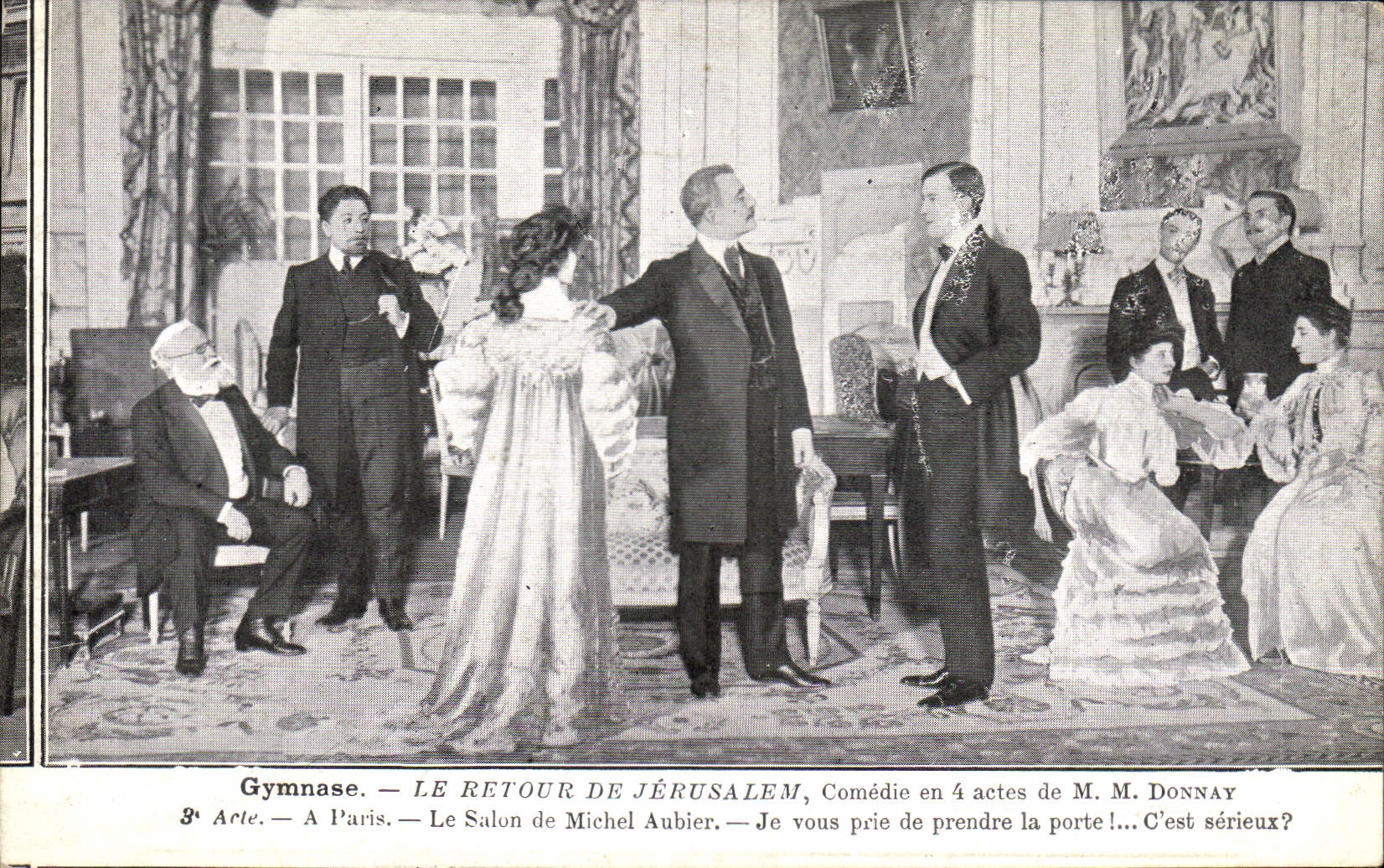 CPA Theatre Paris Gaite Le retour de Jerusalem