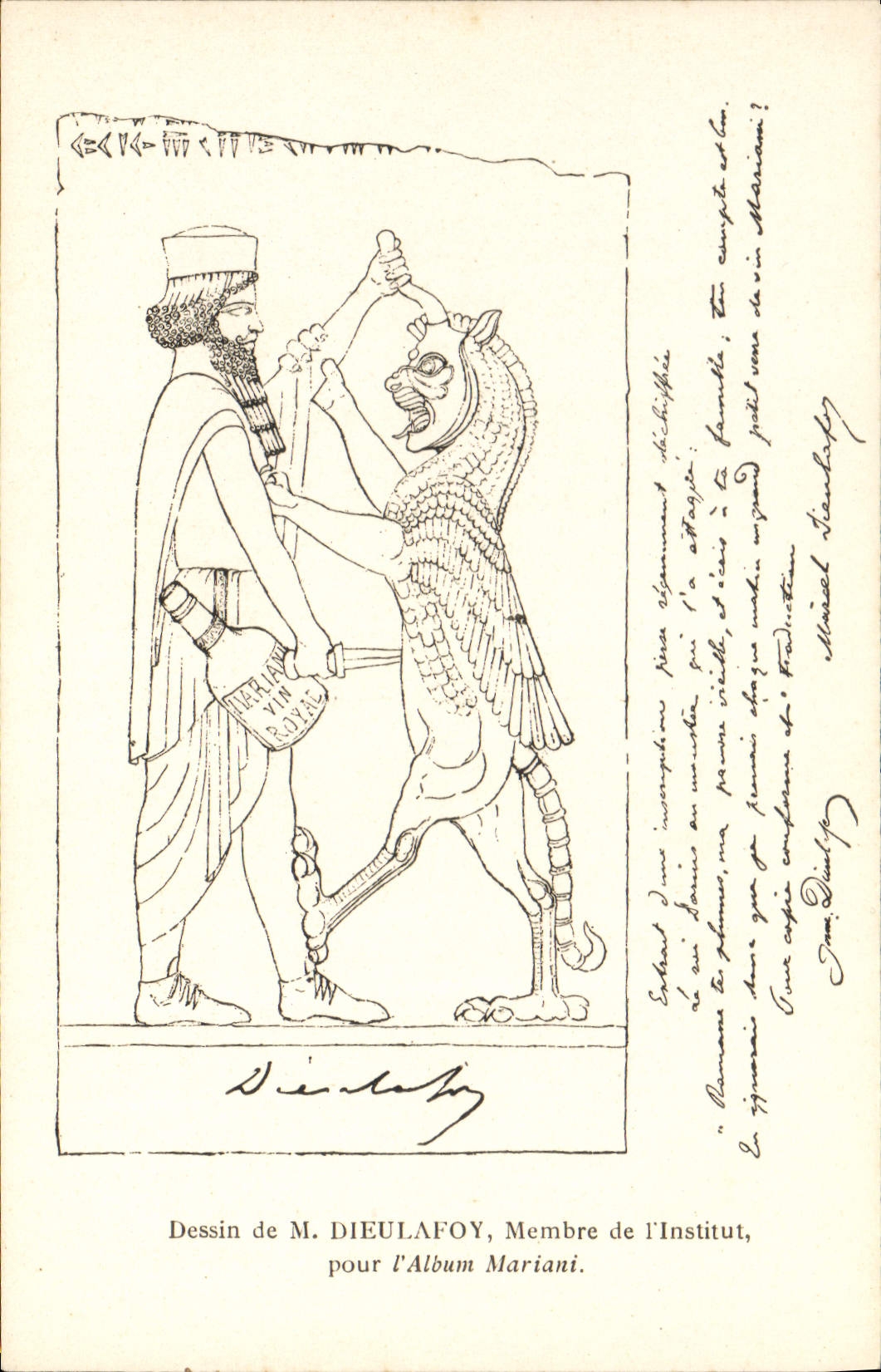 CPA Fantaisie Illustrateur Album Mariani Dieulafoy