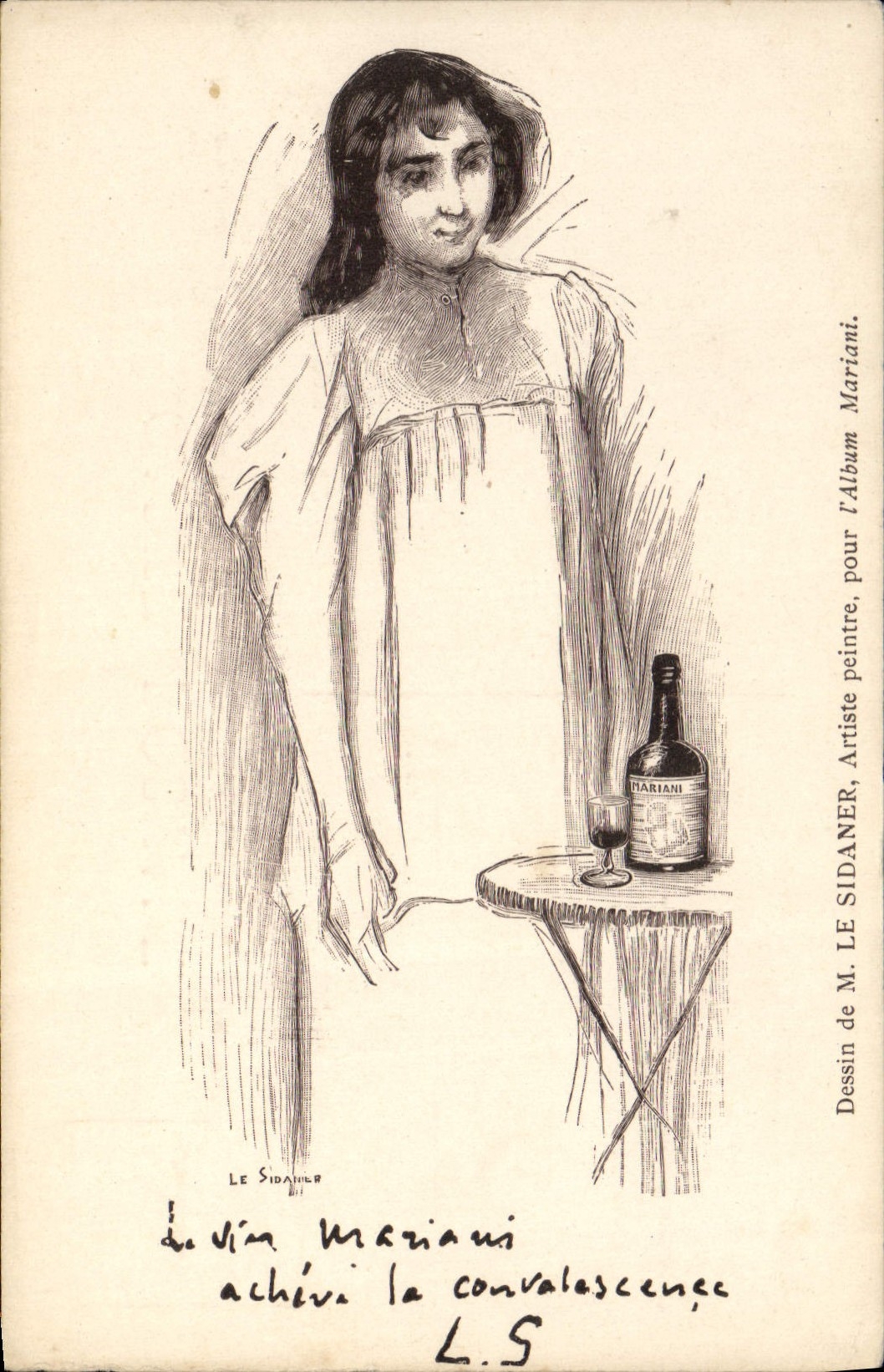 Vintage Postcard Fantasy Illustrator Mariani Album Sidaner