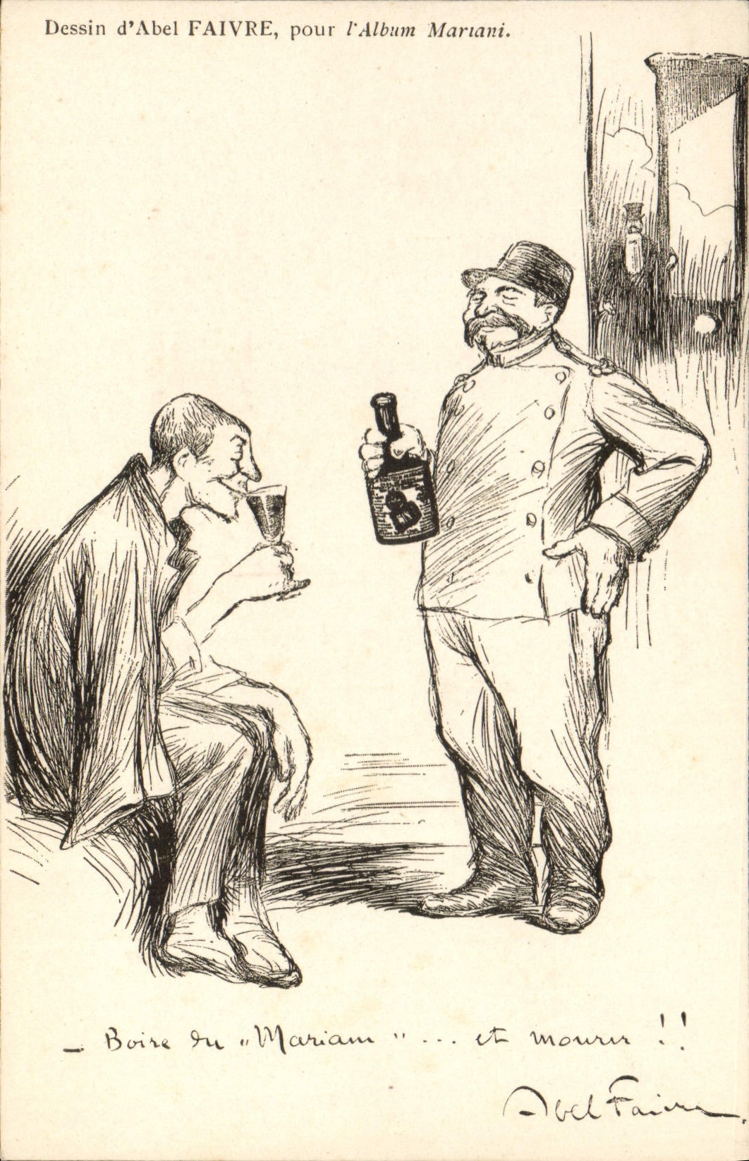 CPA Fantaisie Illustrateur Album Mariani Abel Faivre