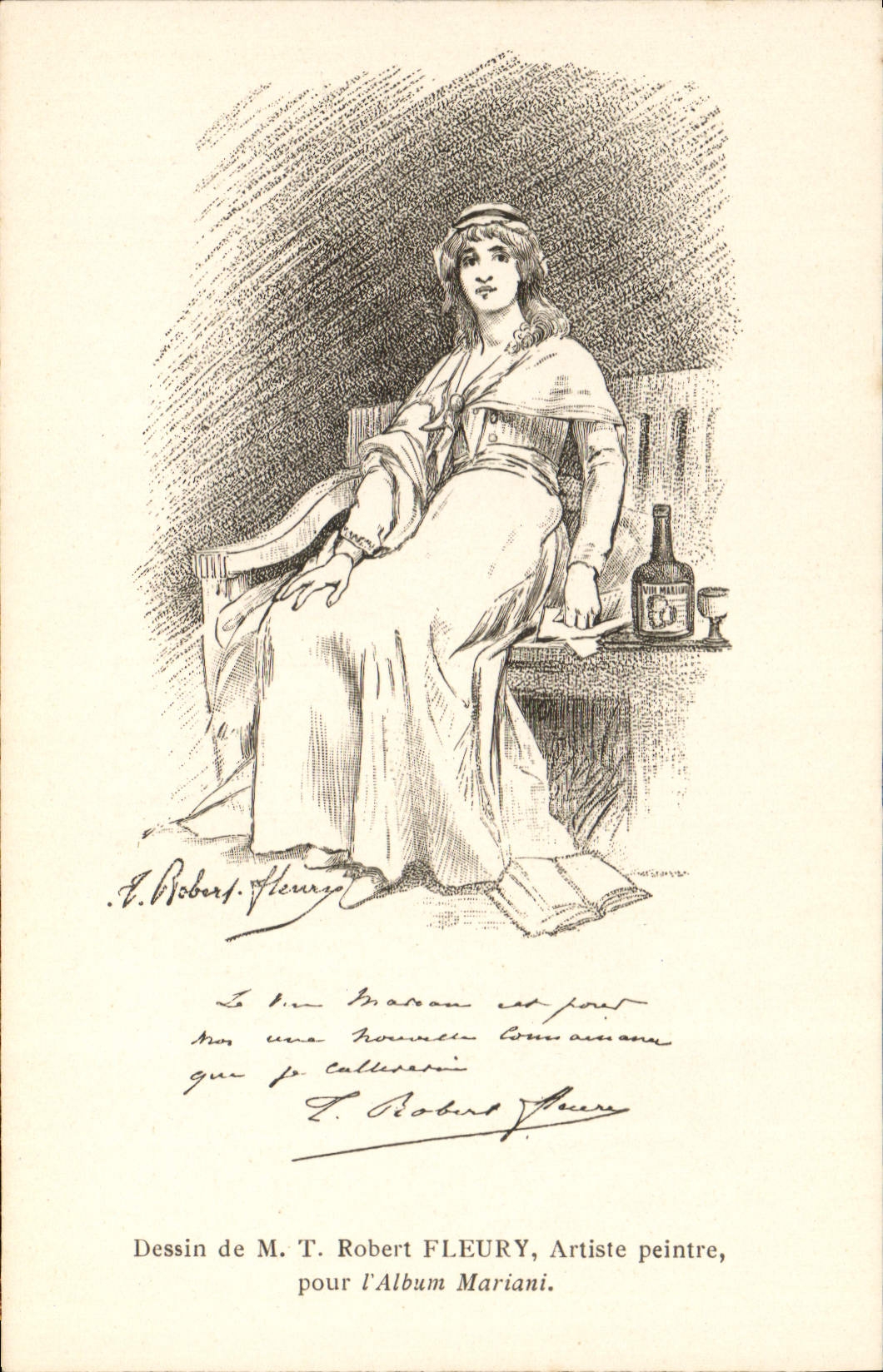 CPA Fantaisie Illustrateur Album Mariani Robert Fleury