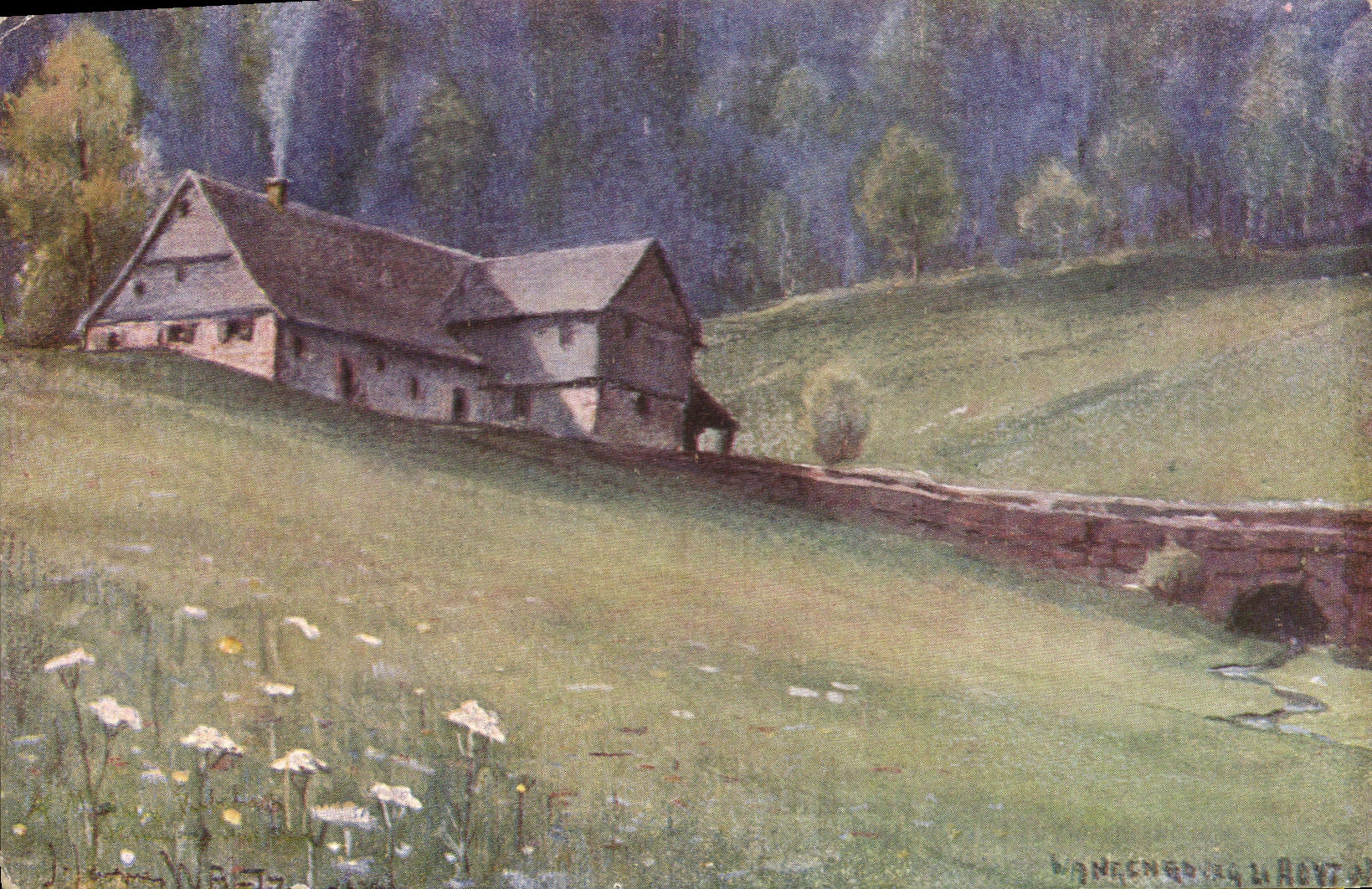 CPA Fantaisie Illustrateur Hansi Alsace Wangenbourg