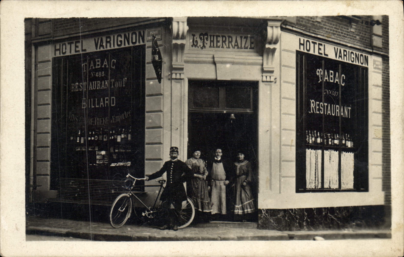 CHART PHOTO Billiards Therraize Hotel Varignon Restoring Tobacco