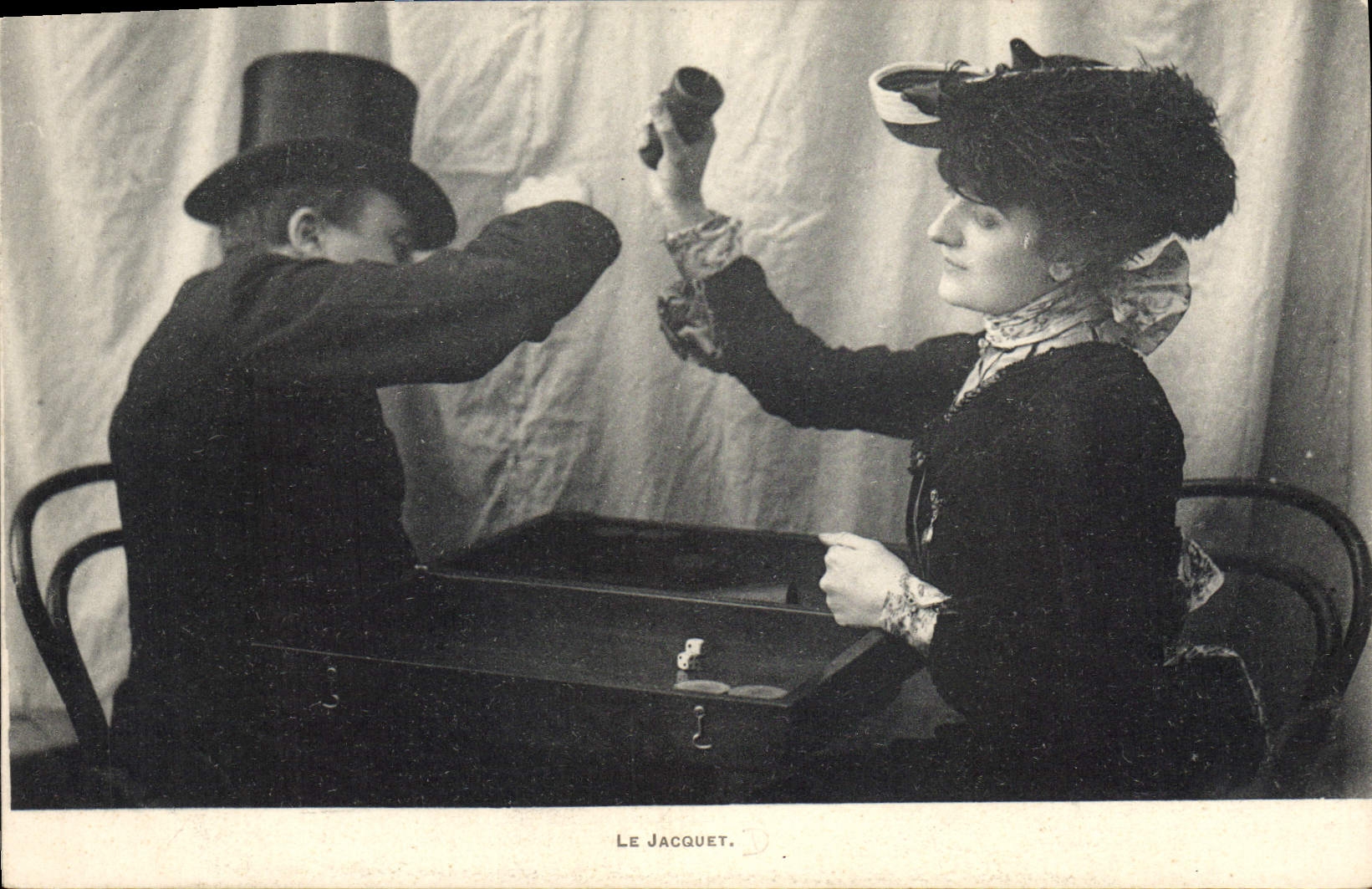 Vintage Postcard Jacquet