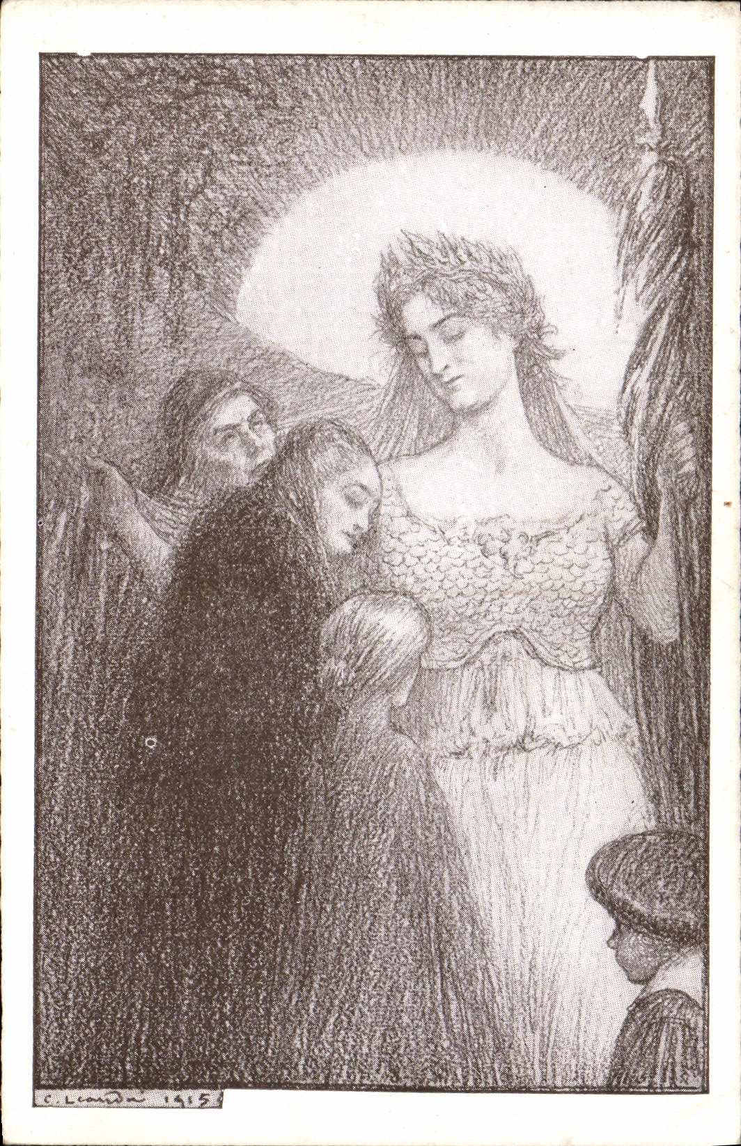 CPA Militaria Secours National 