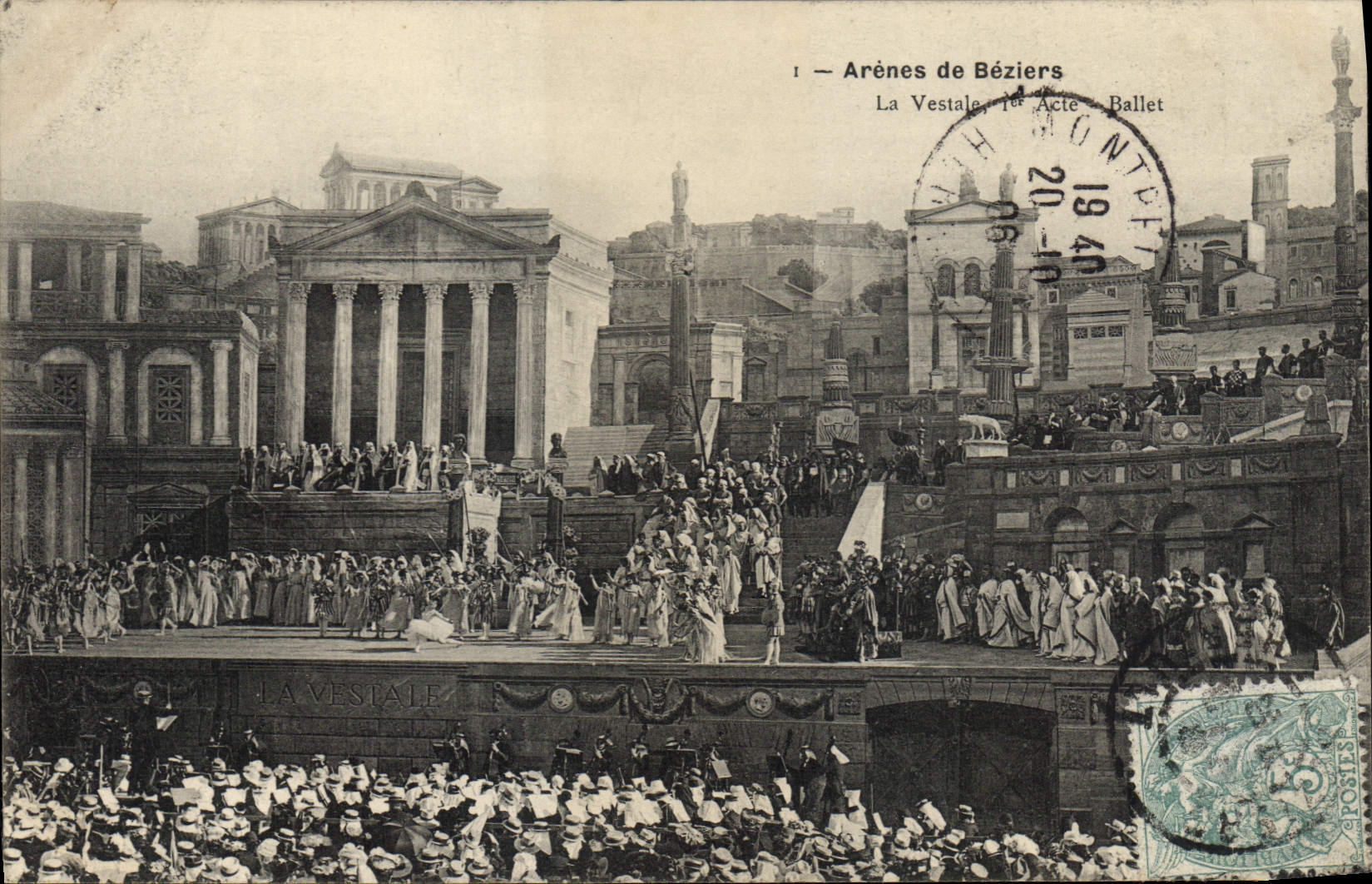 CPA Theatre Arenes de Beziers La Vestale Ballet 