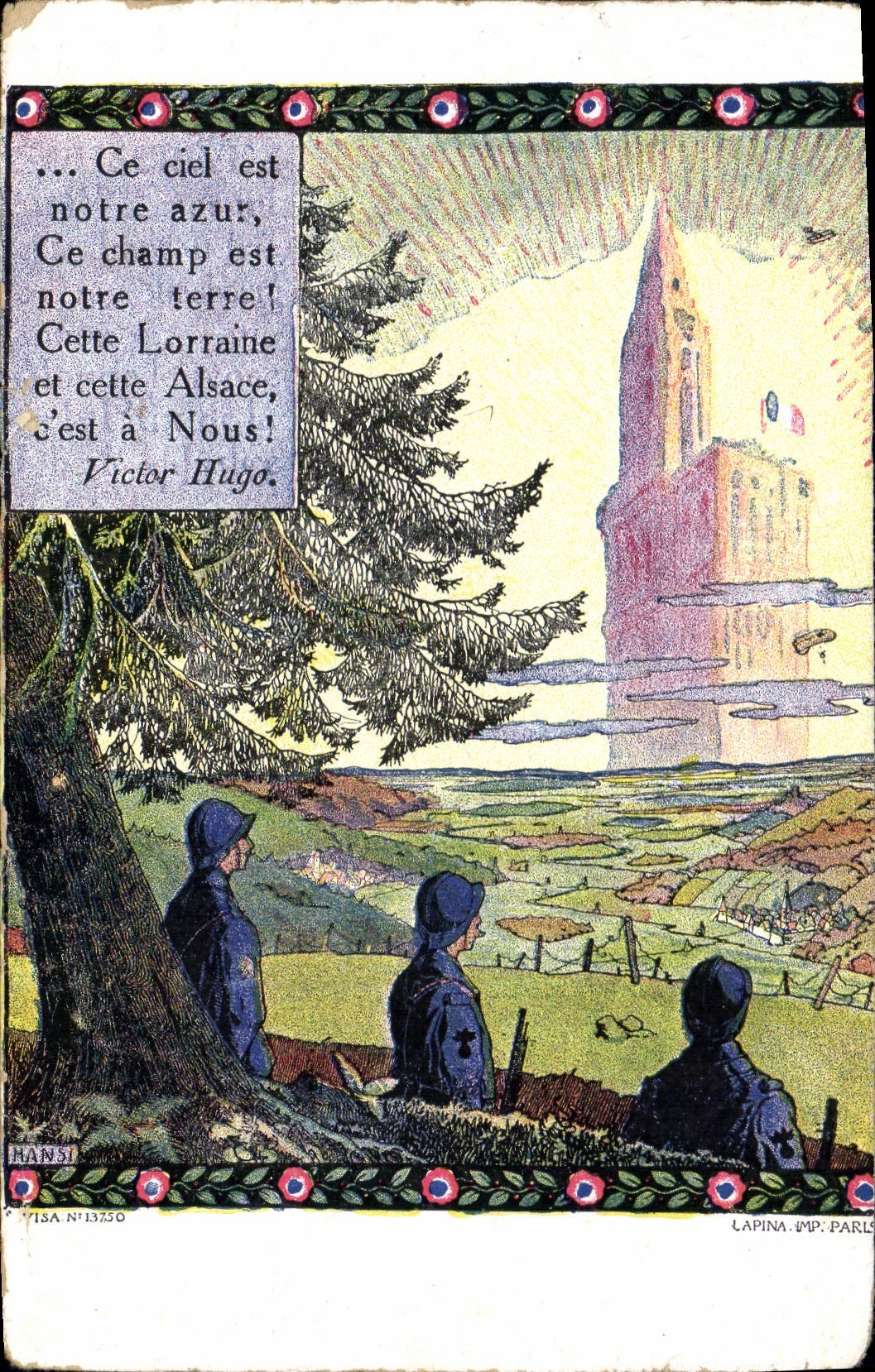 Vintage Postcard Fantasy Illustrator Waltz Hansi