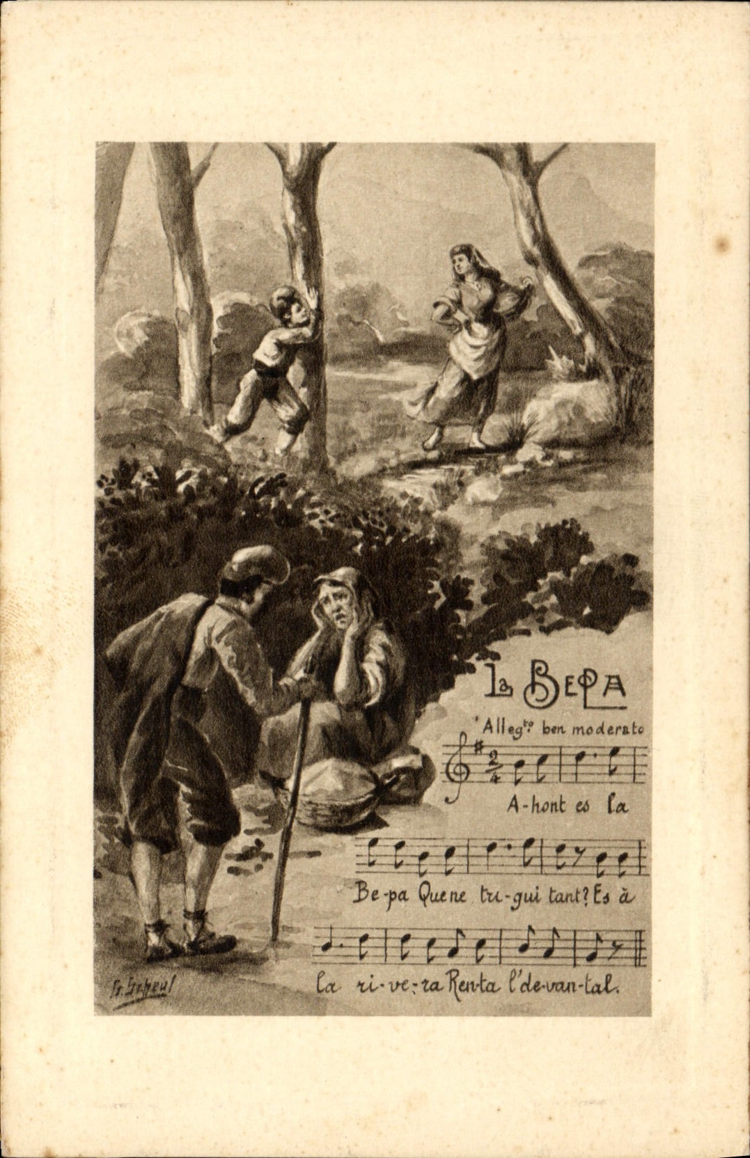 CPA La Bela 