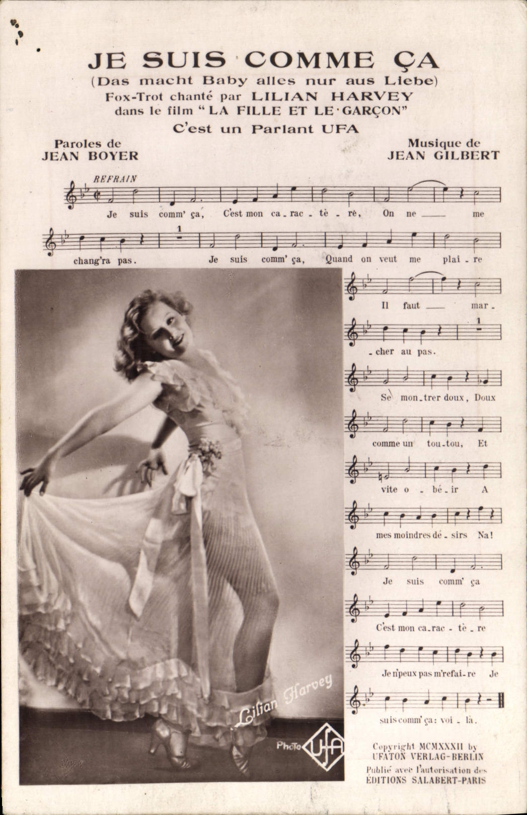 Postal soy de Ca Jean Boyer Jean Gilbert