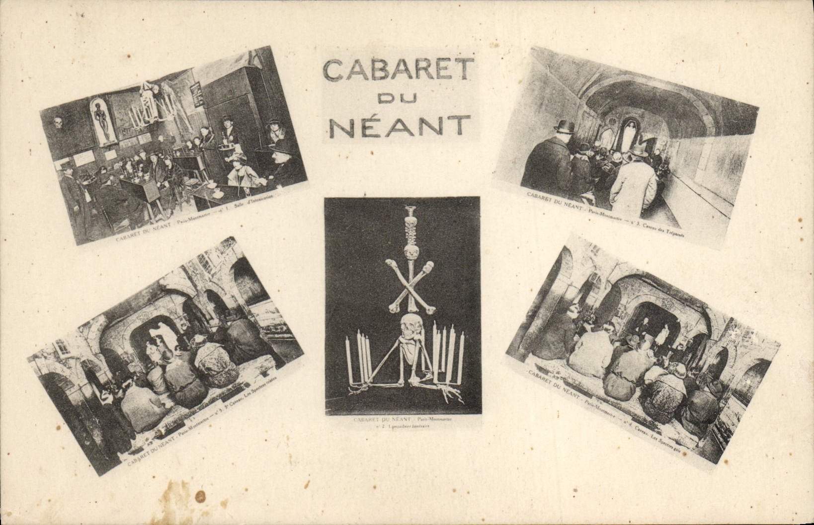CPA Theatre Cabaret du neant Paris Montmartre