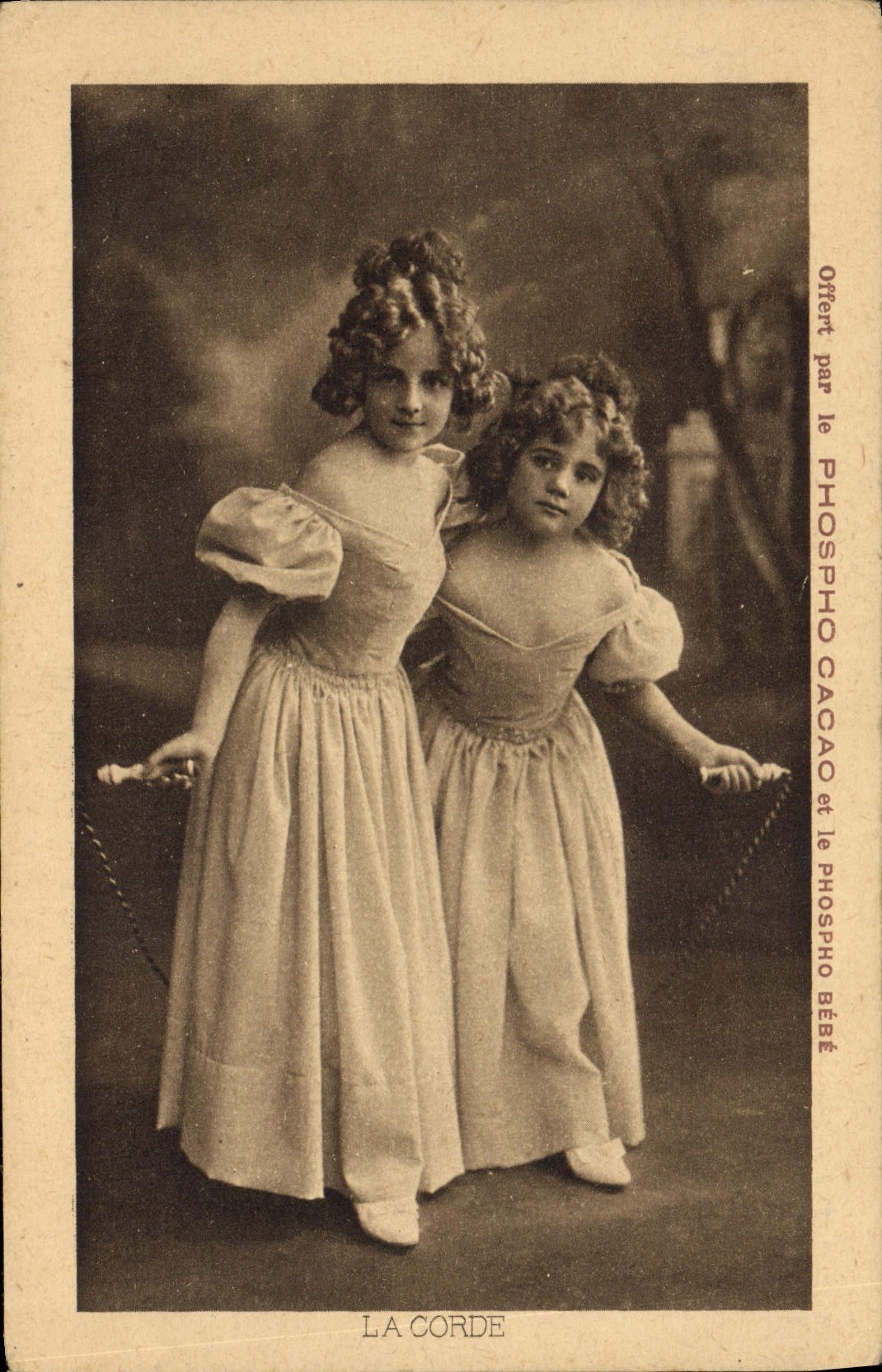 CPA Enfants La corde 