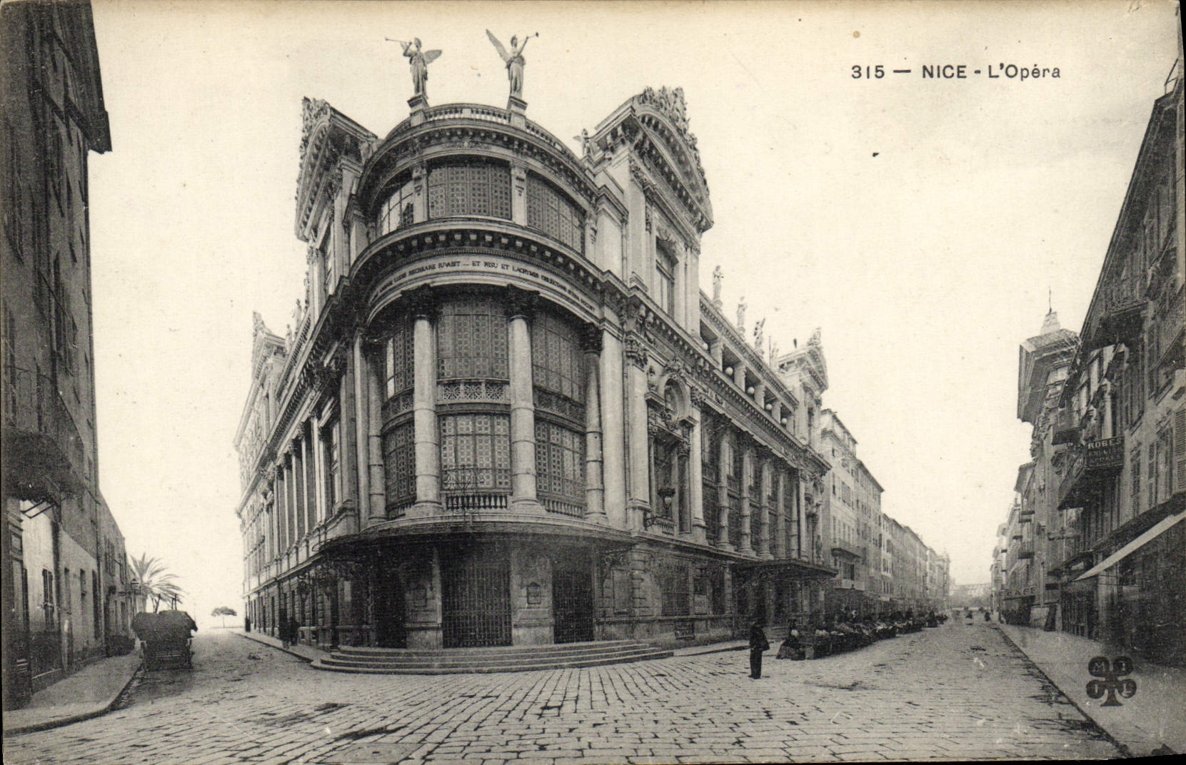 Vintage Postcard Nice the Opera