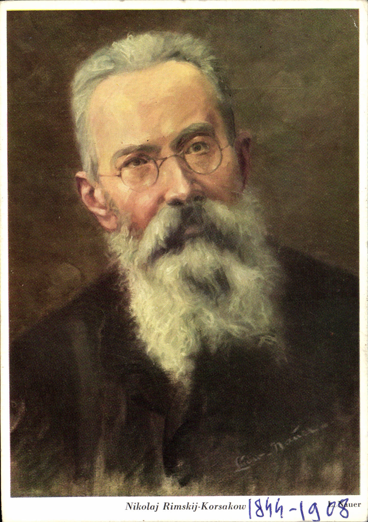 Vintage Postcard Nikolaj Rimskij Korwakow