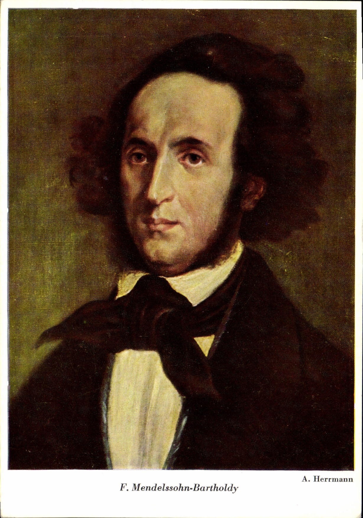 Vintage Postcard Mendelssohn Bartholdy