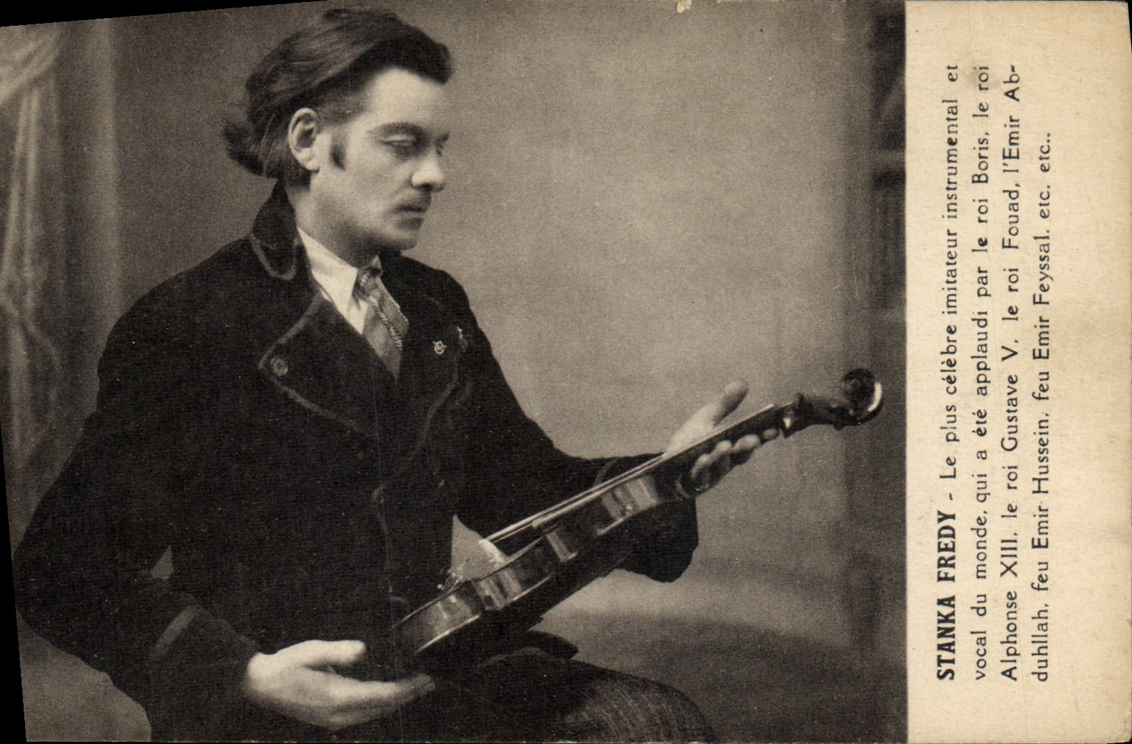 Postal Stanka Fredy Imitador instrumental