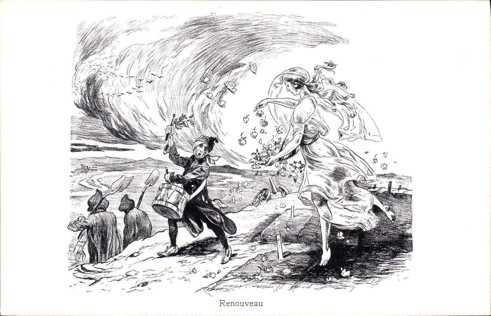 Vintage Postcard Militaria Revival