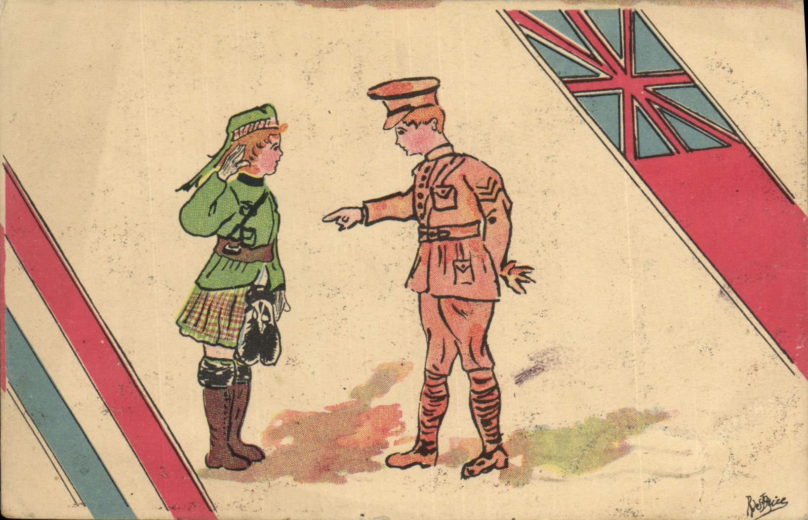 CPA Militaria Orphelinat des armees 