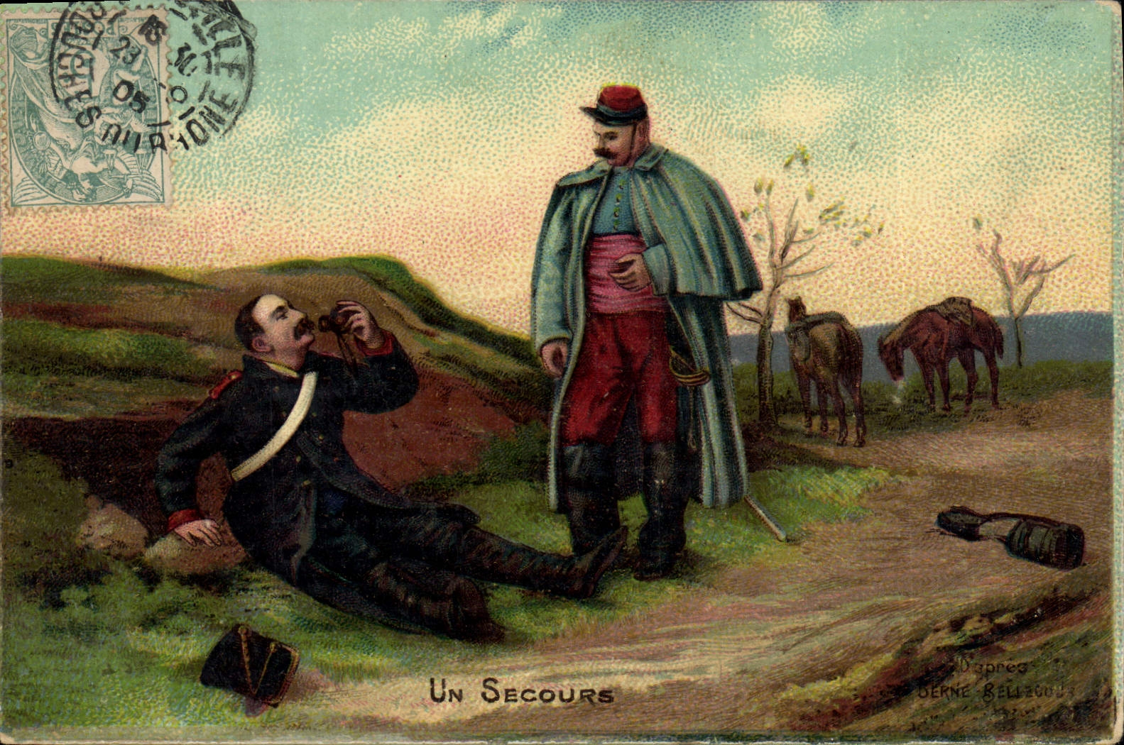 Vintage Postcard Militaria a help