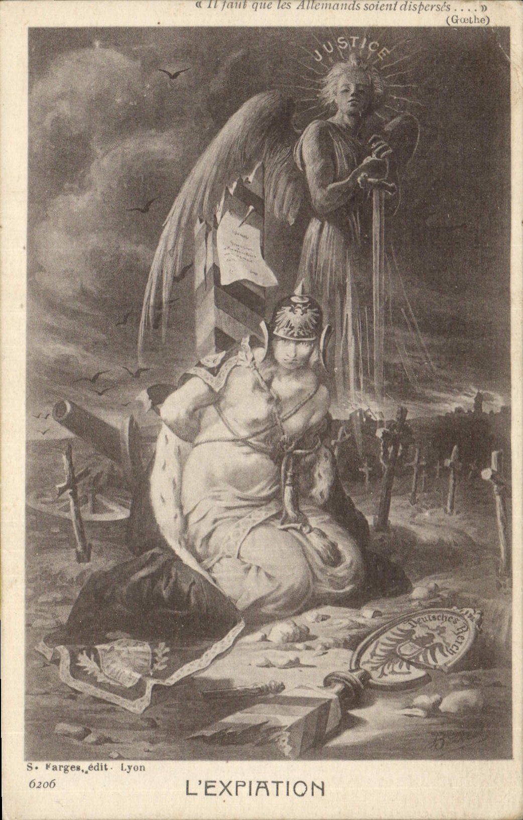 CPA Militaria L'expiation 