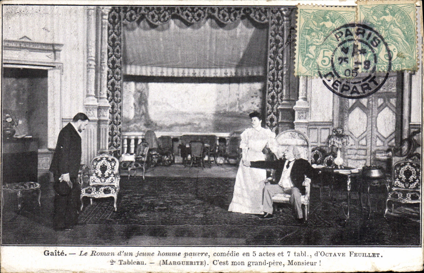 CPA Theatre Gaite Le roman d'un jeune homme pauvre 