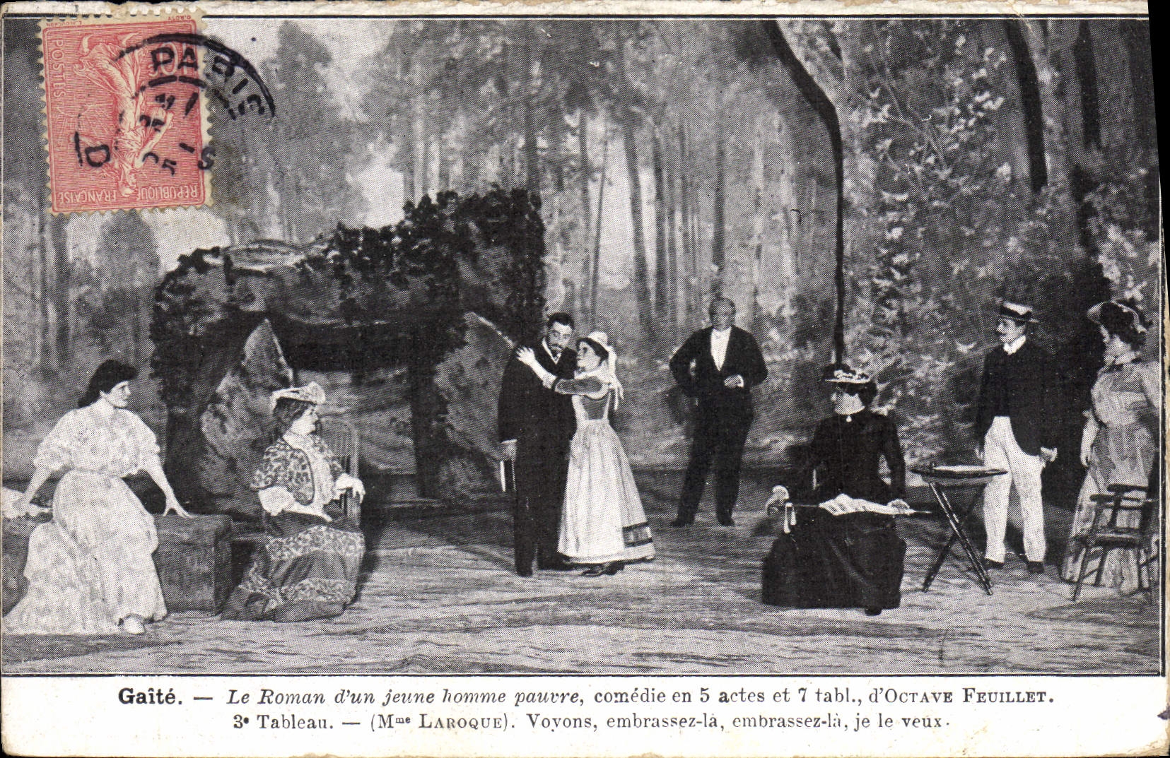 CPA Theatre Gaite Le roman d'un jeune homme pauvre 