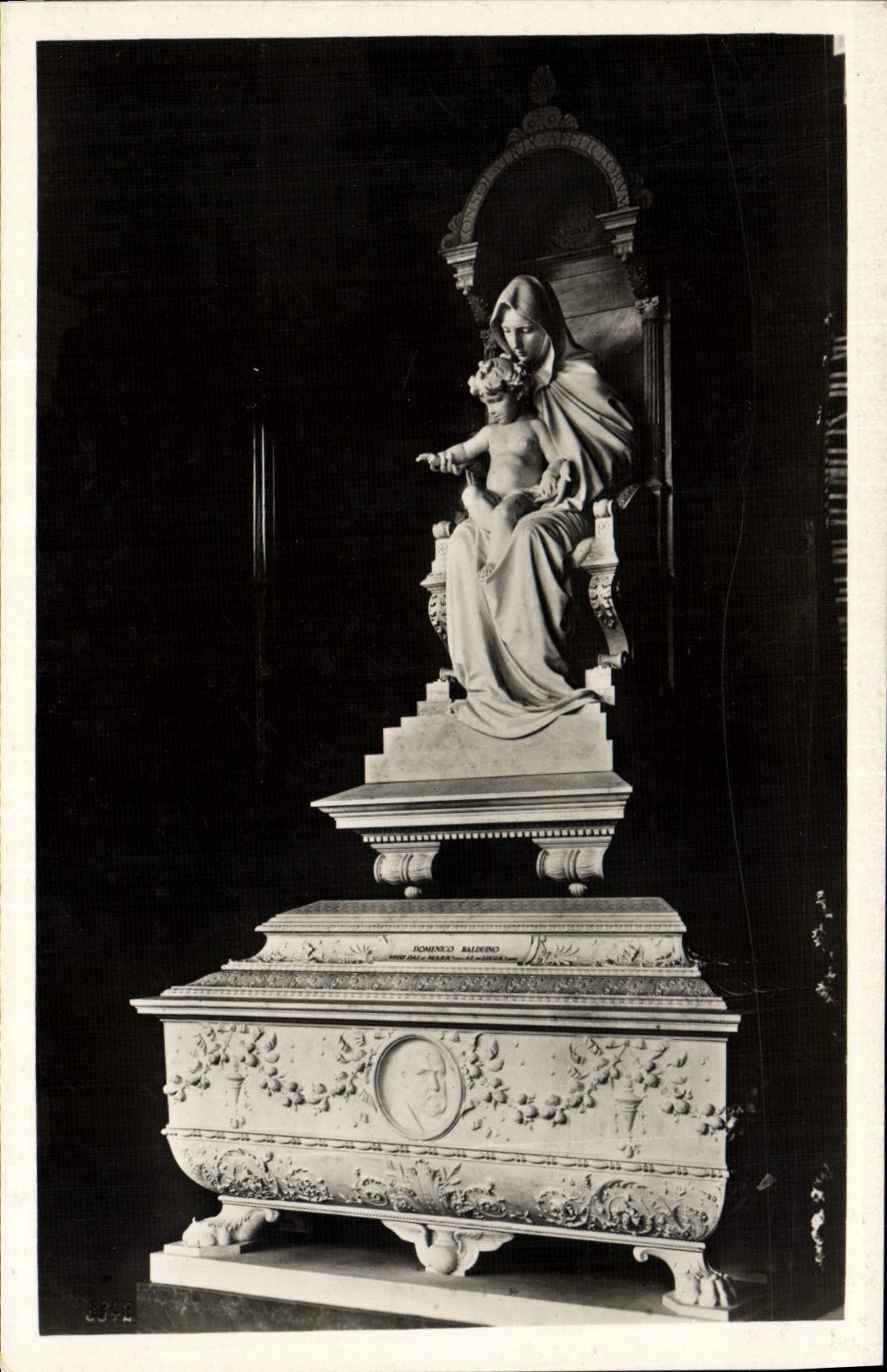 Vintage Postcard Camposanto di Genova