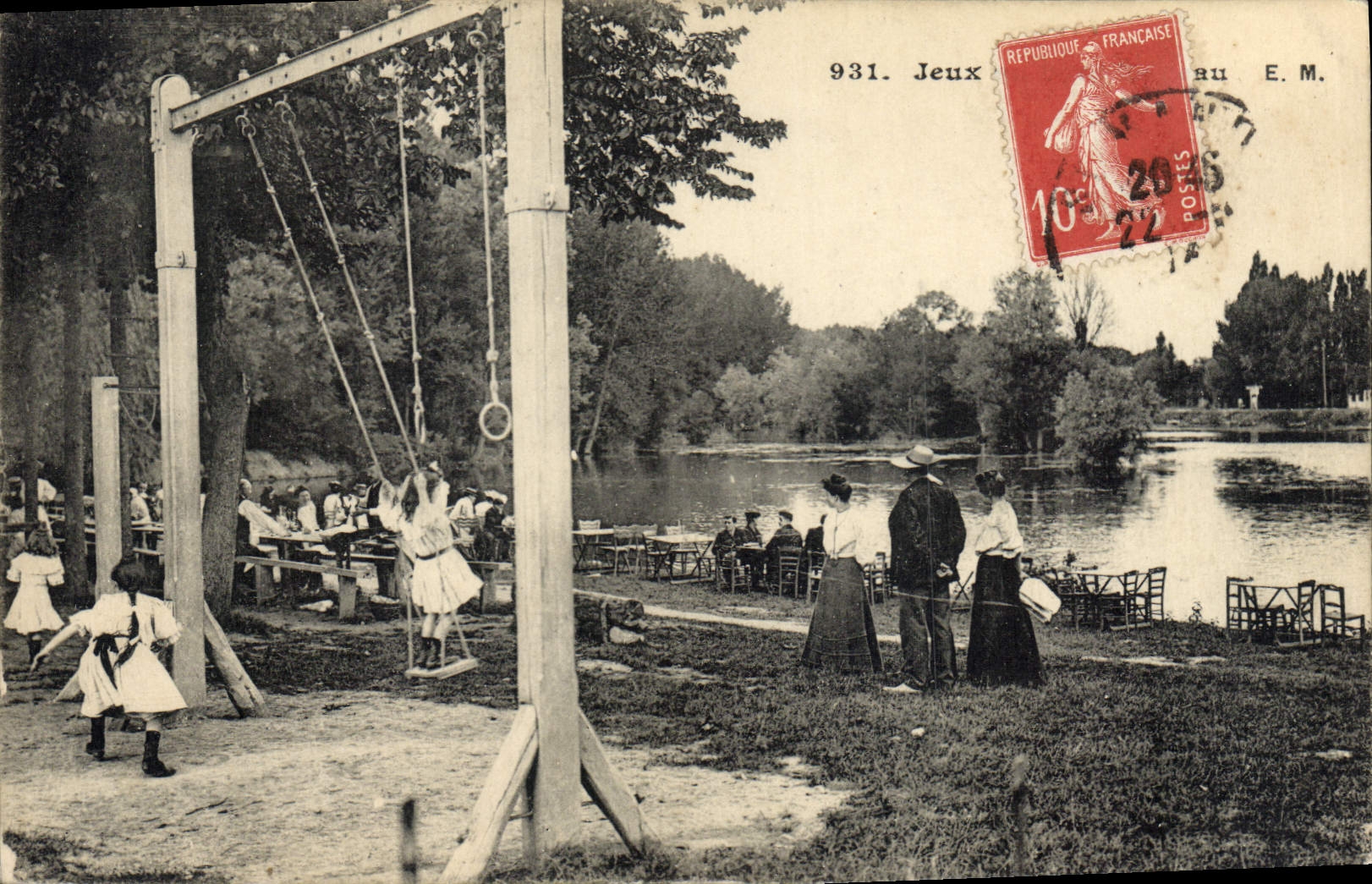 Vintage Postcard Swing Plays