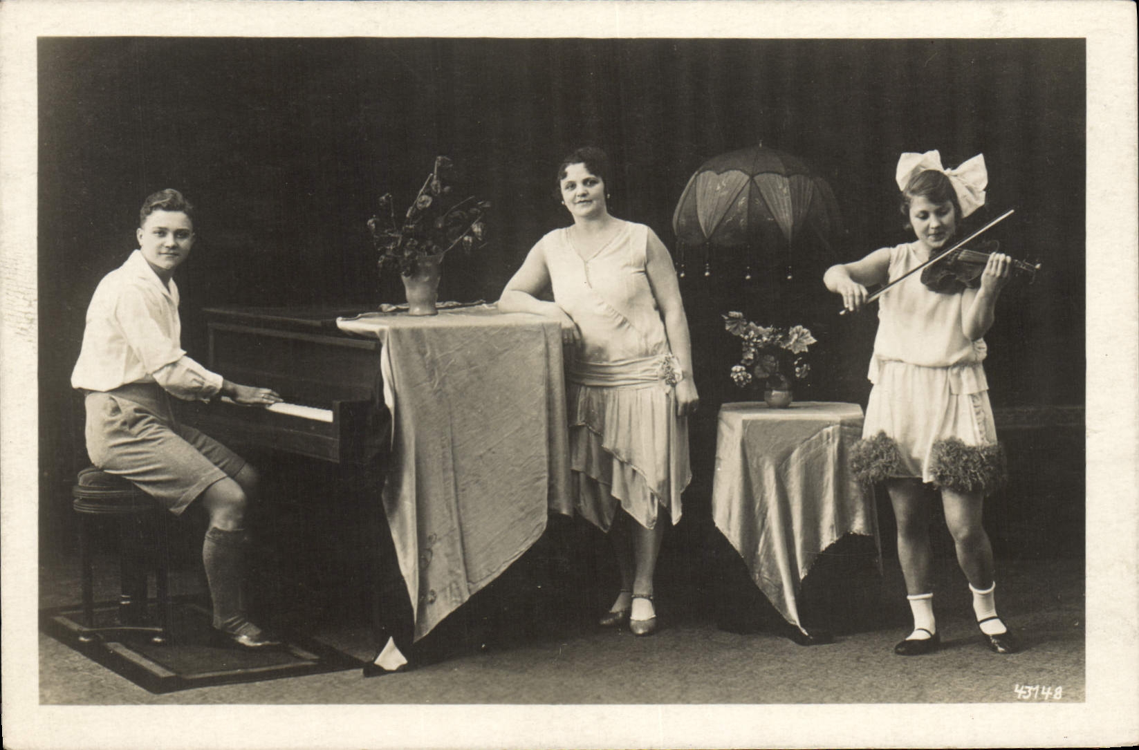 TARJETA FOTO Piano Violín