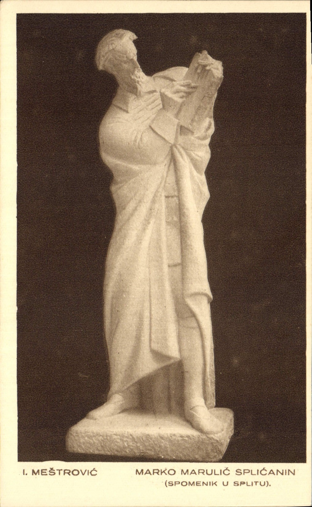 Vintage Postcard Metrovic Marko Marulic Splicanin