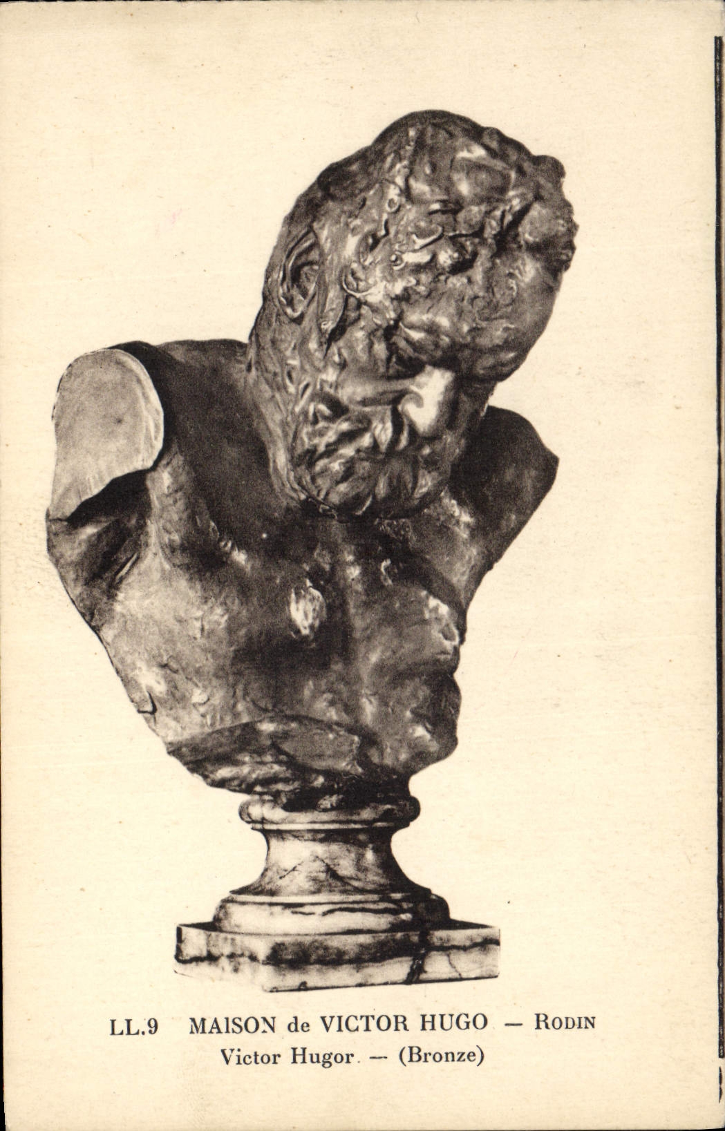 Vintage Postcard House of Victor Hugo Rodin