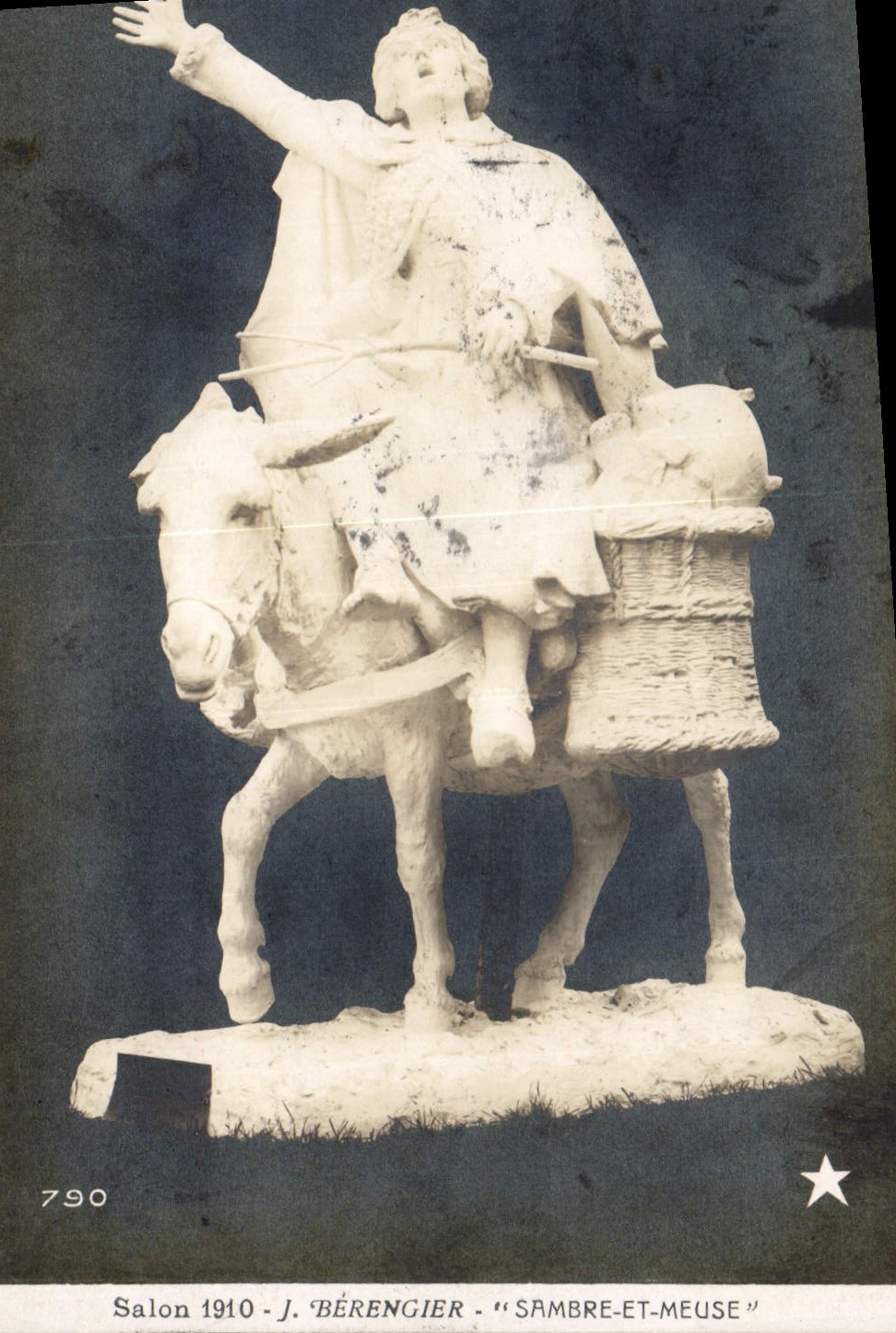 Vintage Postcard Living room 1910 Berengier Sambre and Meuse