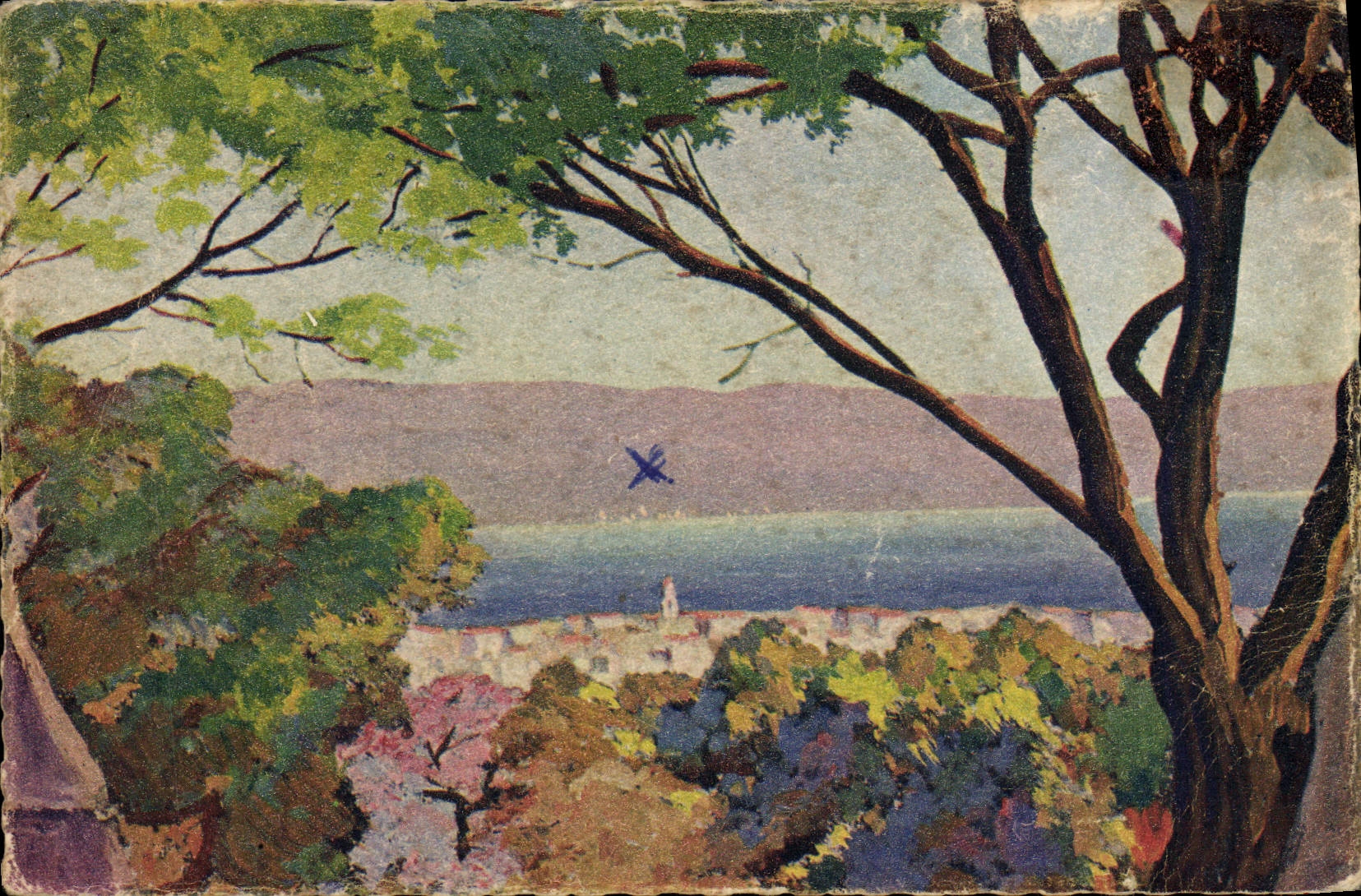 Vintage Postcard Fantasy Holy Illustrator Tropez Seen general