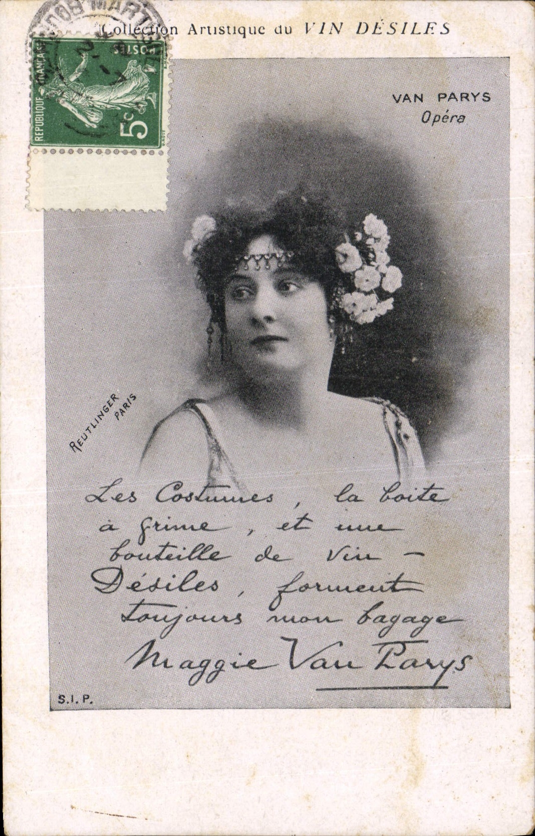 CPA Van Parys Opera Vin Desiles 