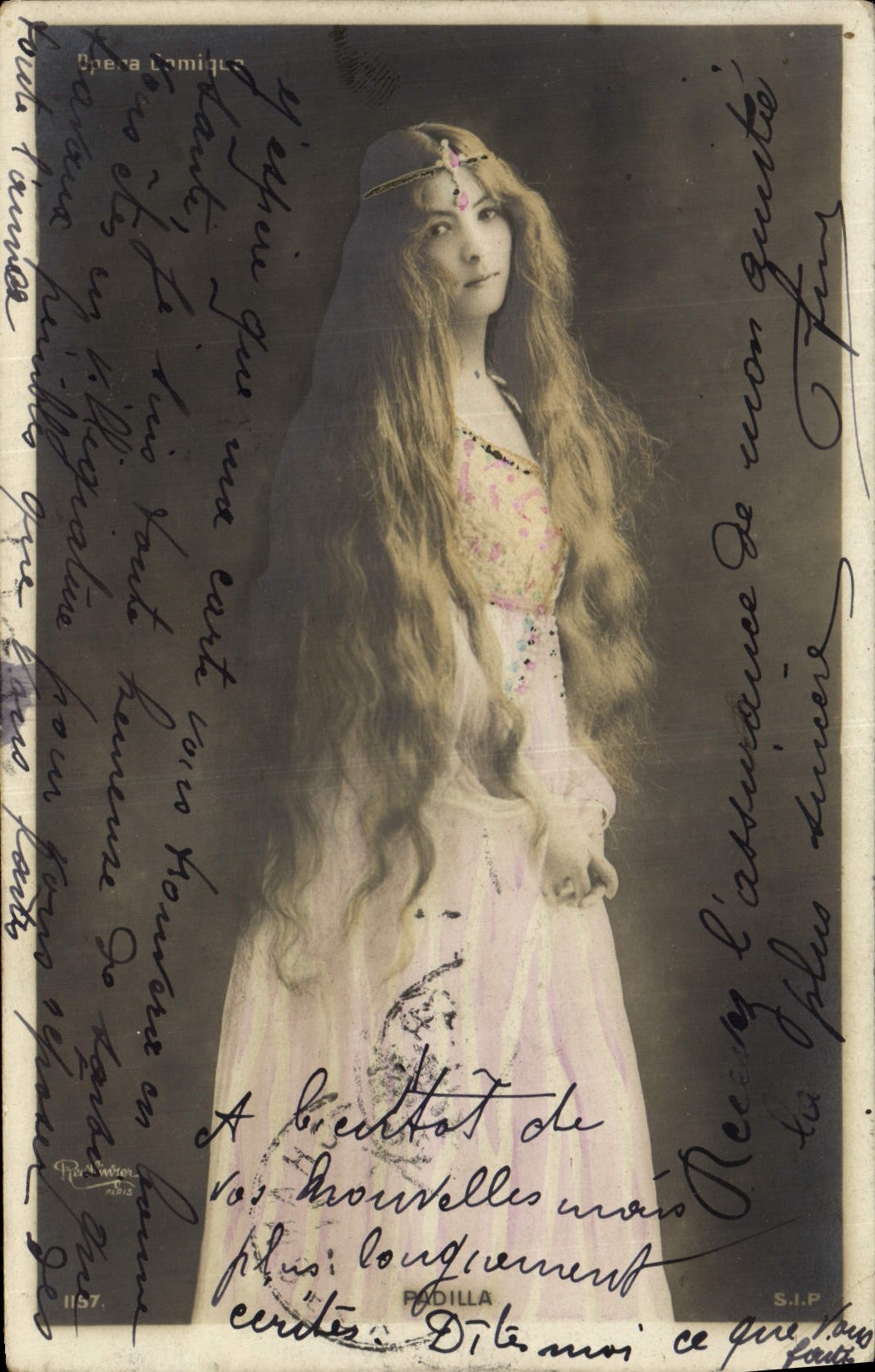 Postal de Padilla Ópera Cómico