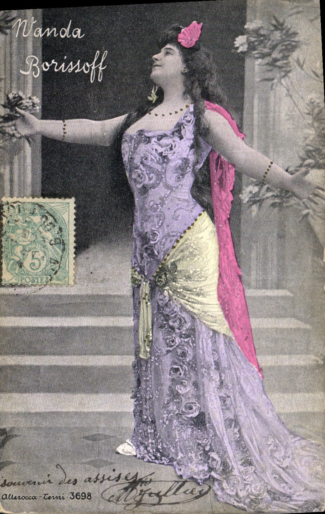 Vintage Postcard Wanda Borissoff