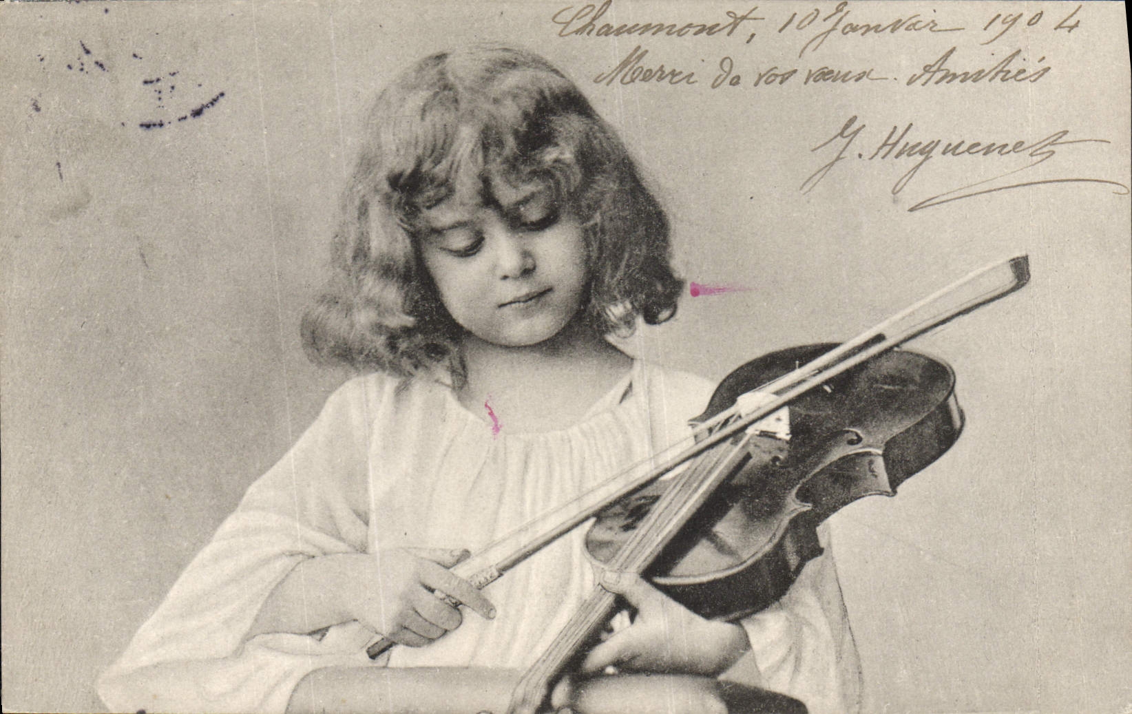 CPA Enfant Violon 