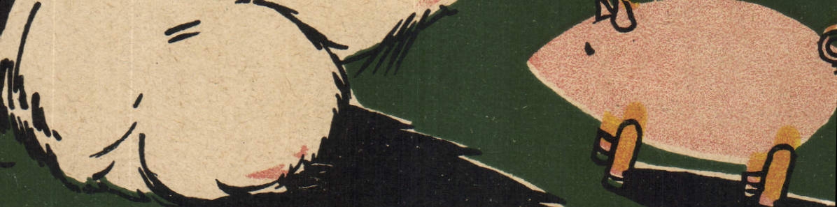 Postal Cerdo Cerdo Conejillo de indias