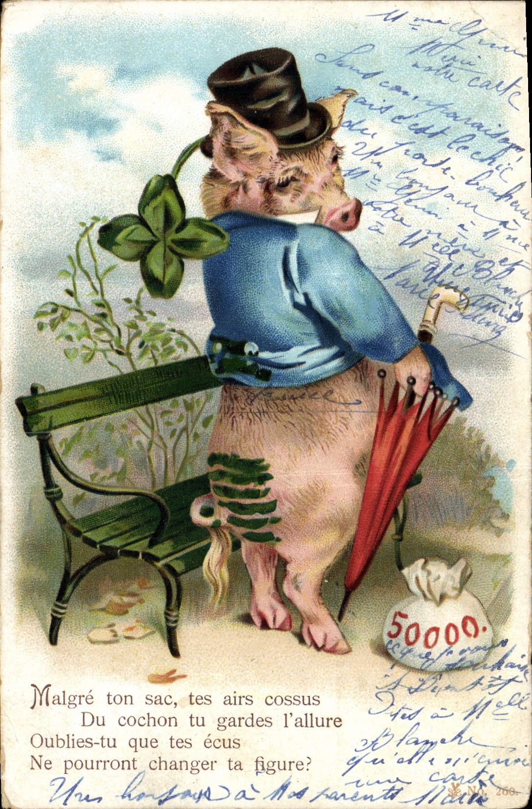 CPA Cochon Porc 