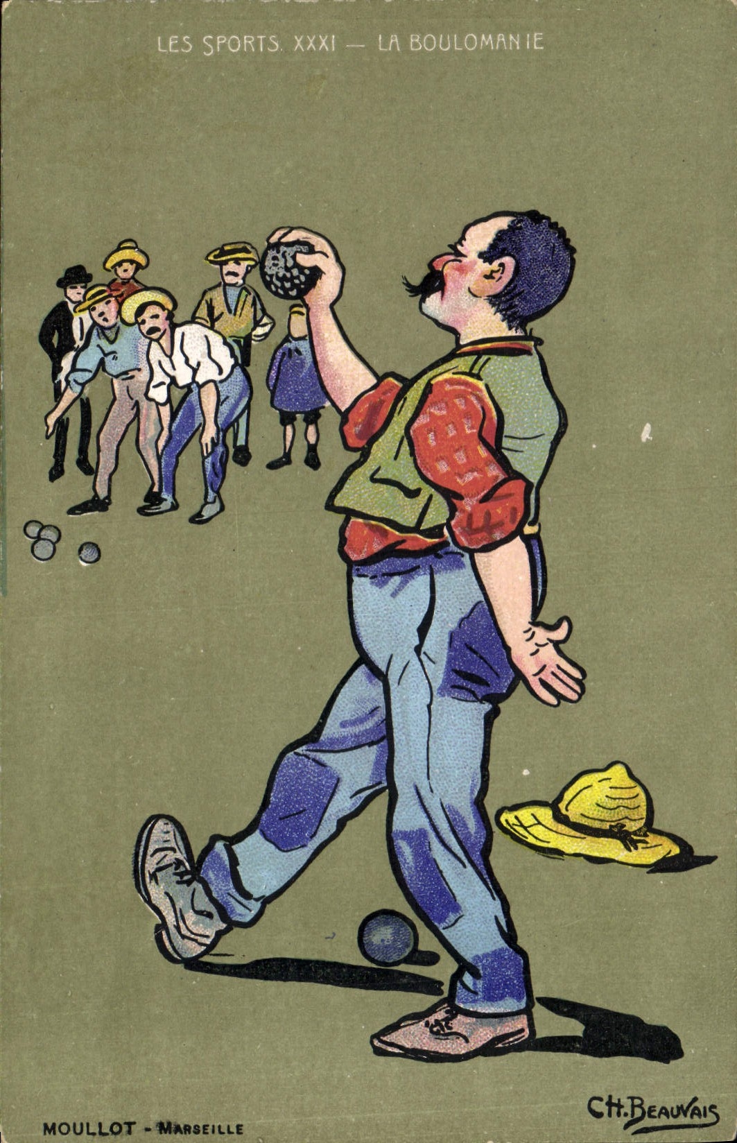 CPA Petanque La boulomanie 