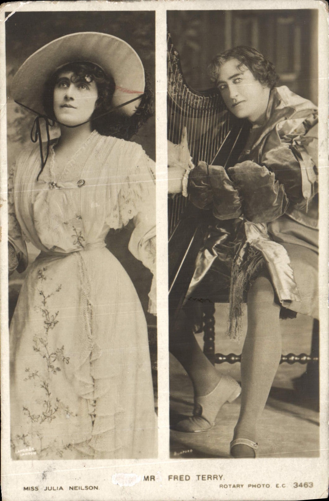 Postal Fred Terry Harpe