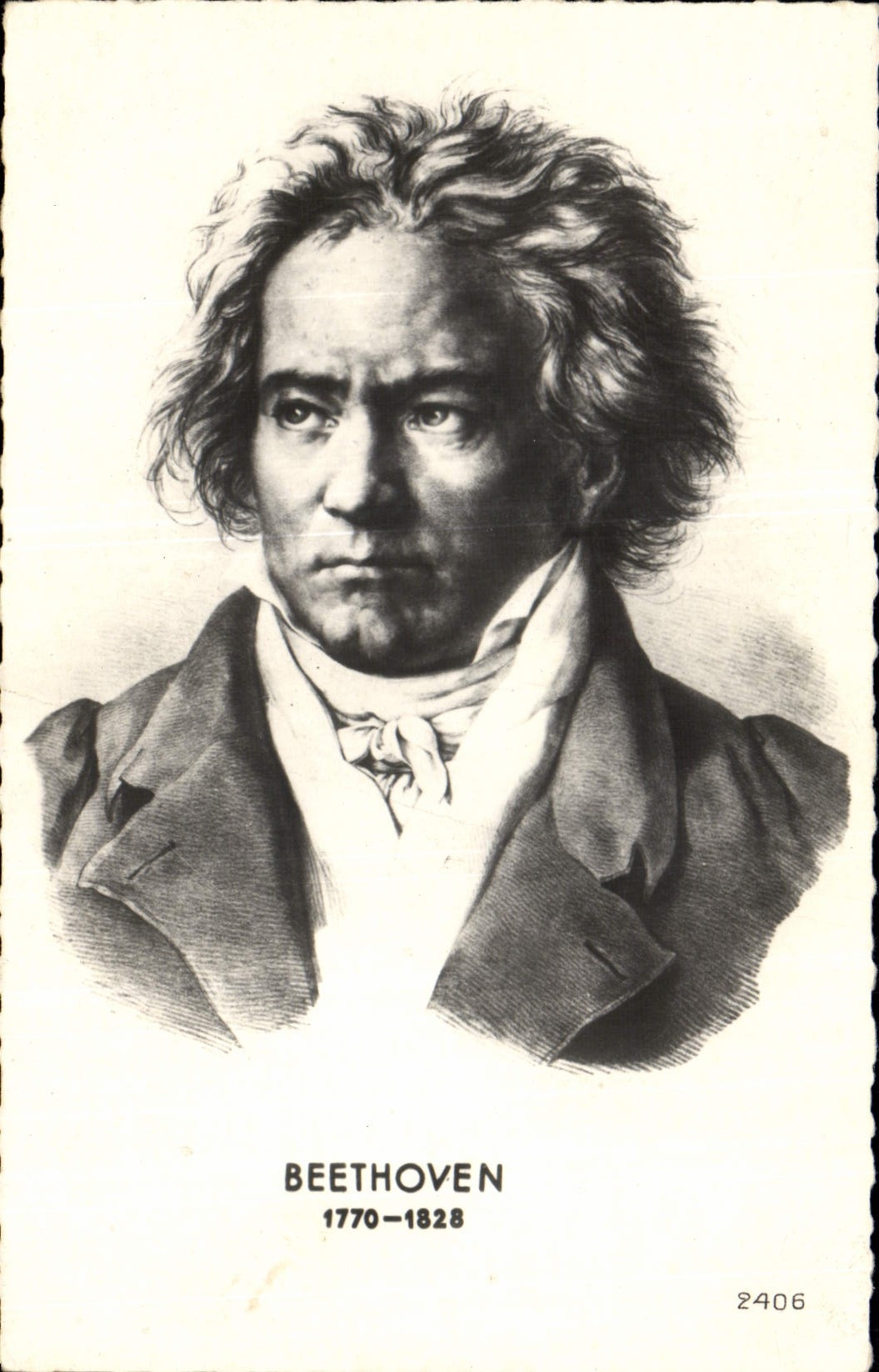 Modern Postcard Beethoven