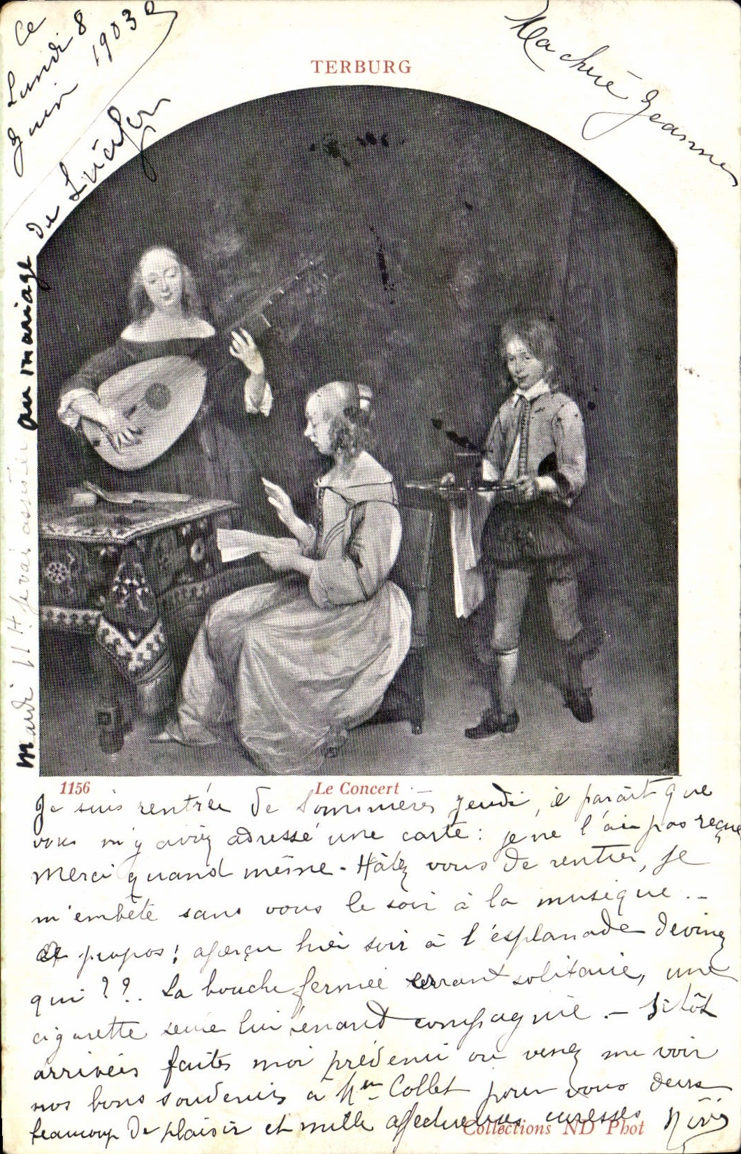 CPA Terburg Le concert Enfants 