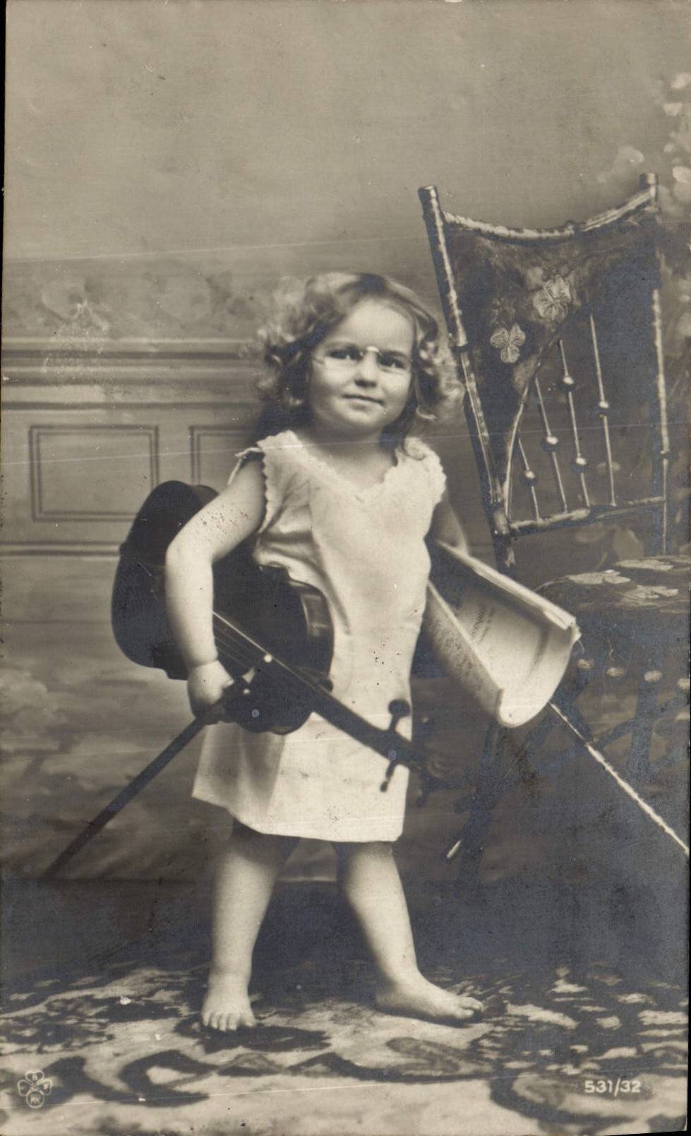 CPA Enfant Violon 