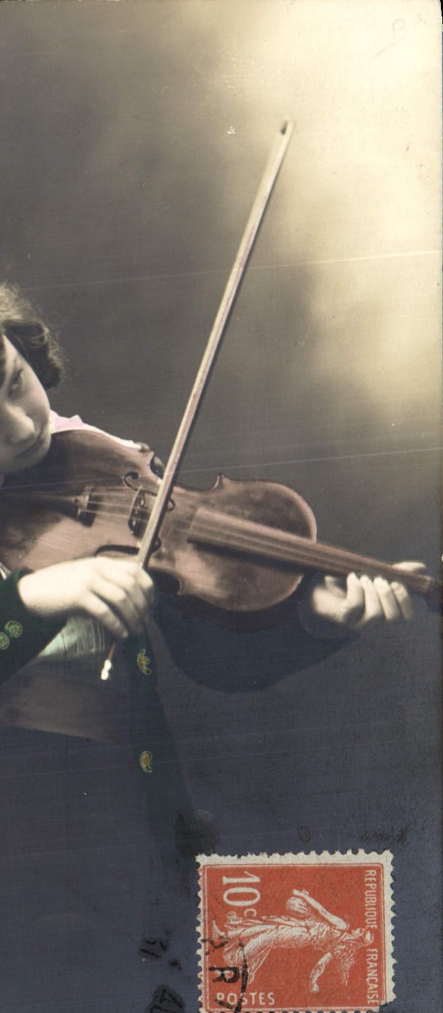 CPA Enfant Violon 