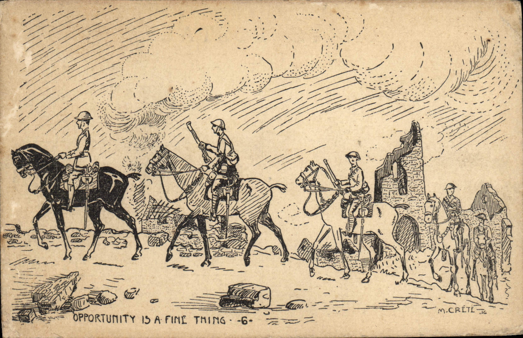 CPA Militaria Opportunity is a fine timing 