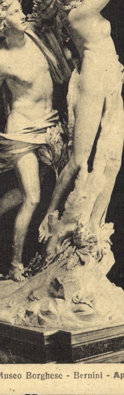 CPA Roma Museo Borghese Bernini Apollo e Dafne