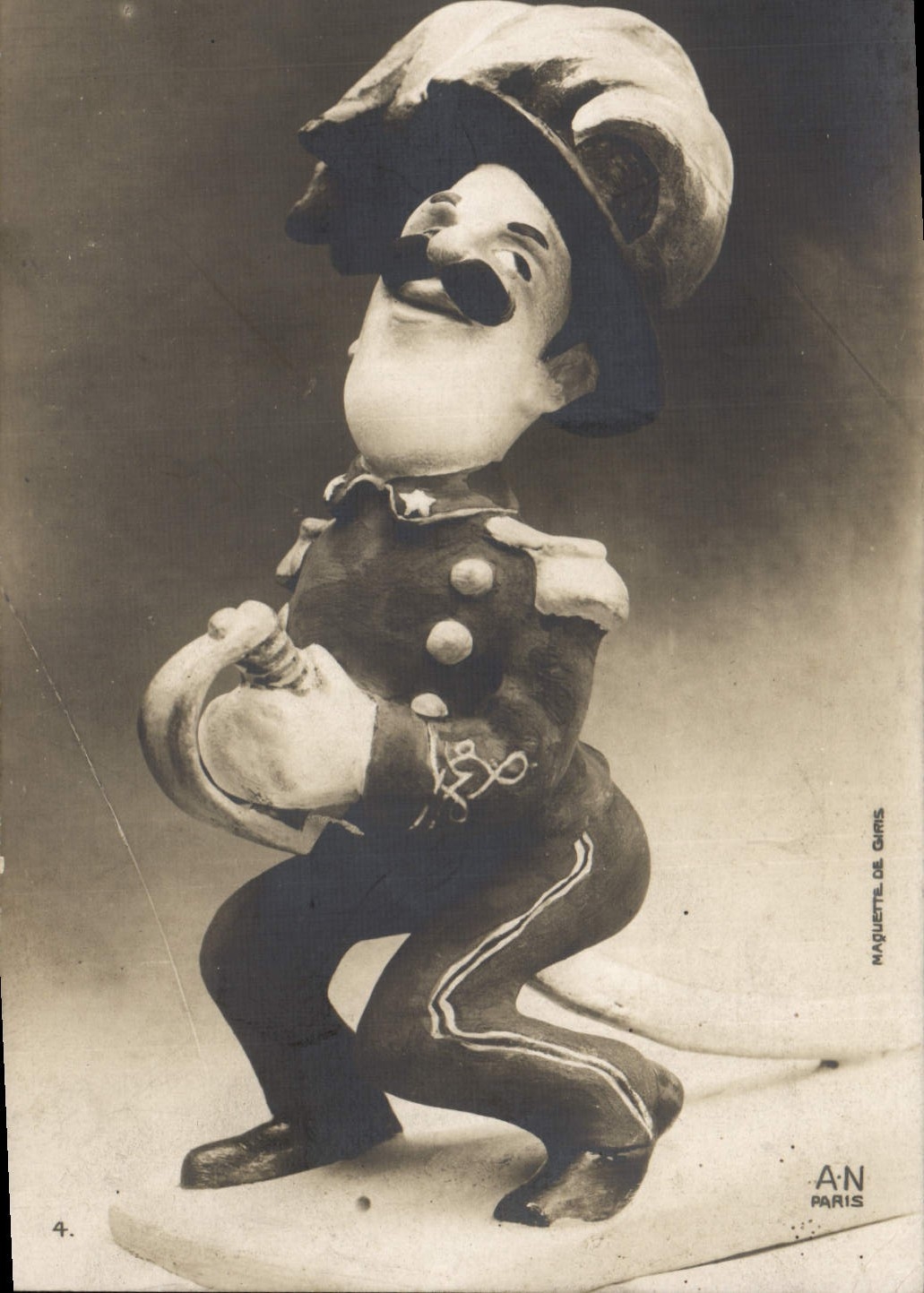 CPA Le roi du macaroni 